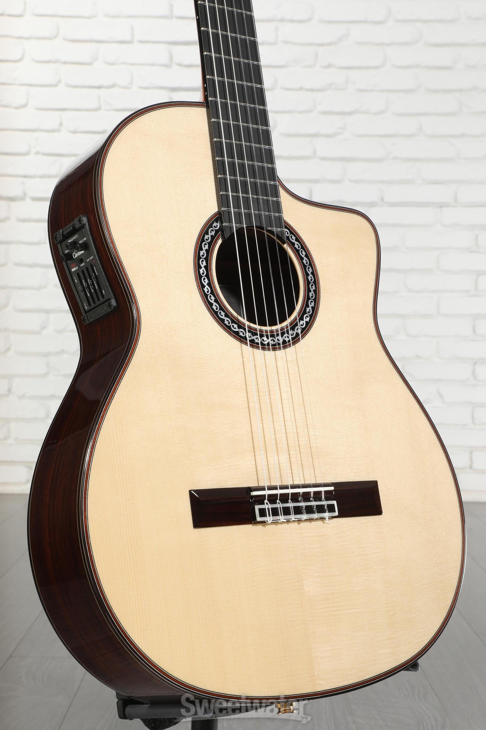 Cordoba GK Pro Negra Nylon String Acoustic-Electric Guitar