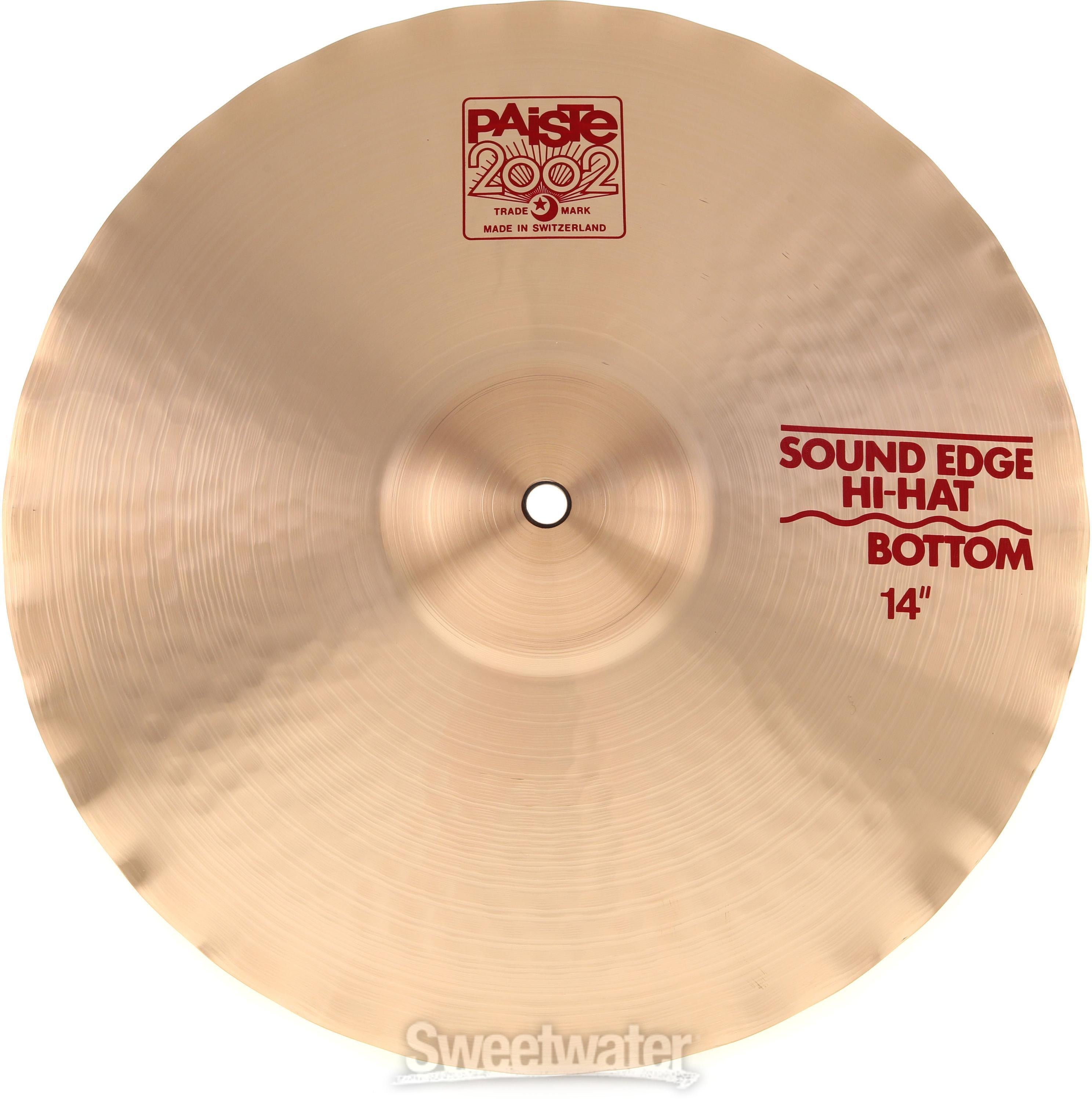 Paiste 14-inch 2002 Sound Edge Hi-hat Cymbals