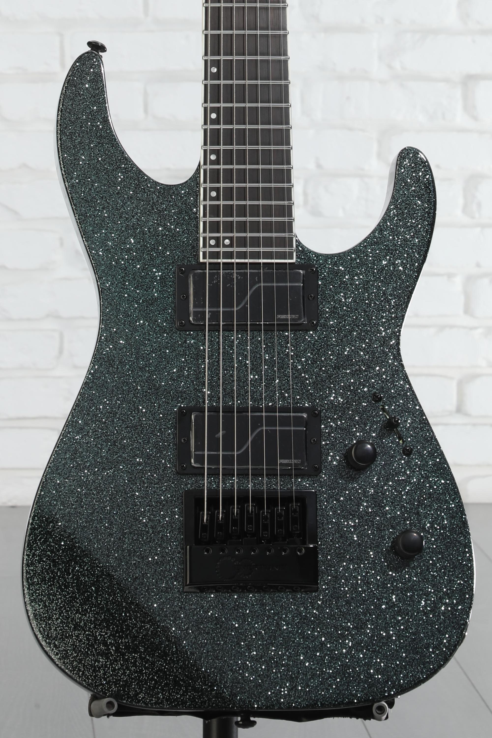 ESP LTD M-1007B 7-string Baritone Electric Guitar - Granite Sparkle