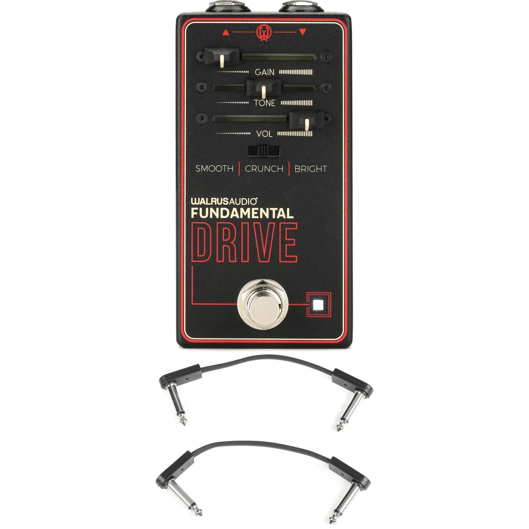 Photo of Walrus Audio Fundamental Series Drive Pedal with EBS Patch Cables