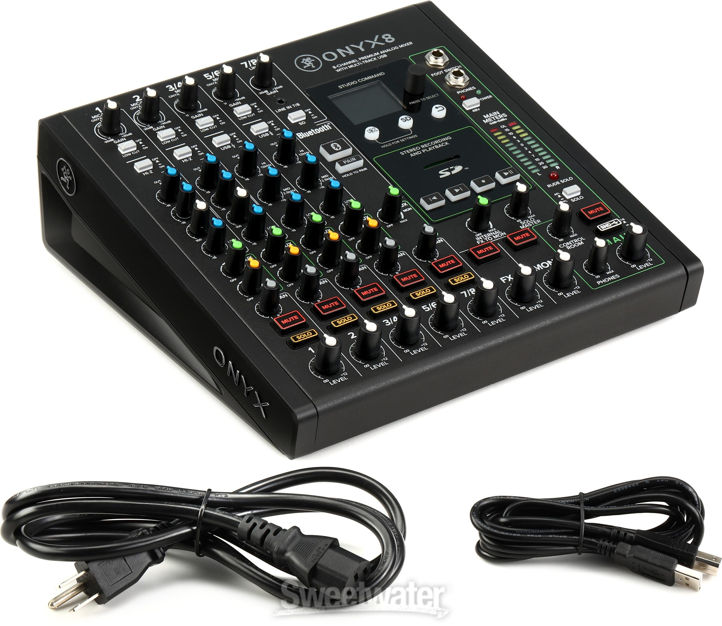 Mackie Onyx8 8-channel Analog Mixer with Multi-Track USB | Sweetwater