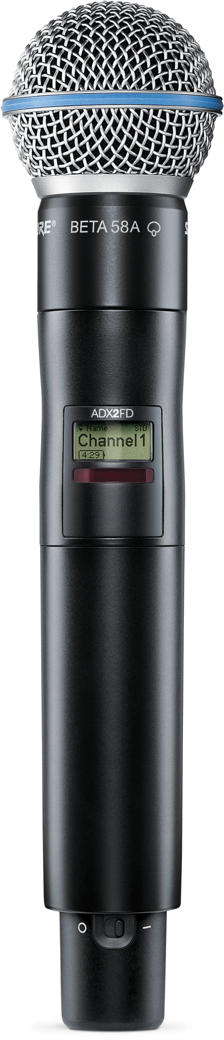 Shure ADX2FD/B58 Wireless Handheld Microphone Transmitter | Sweetwater