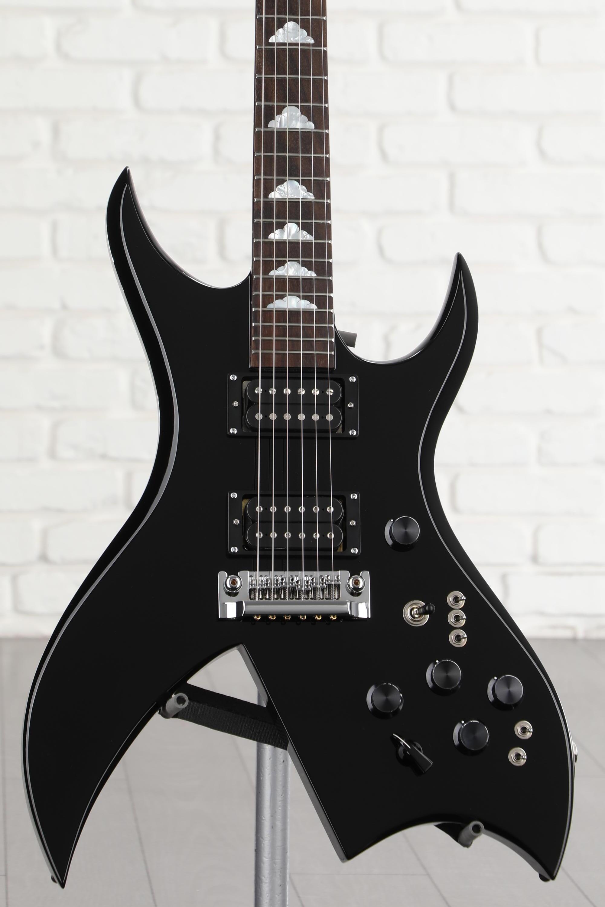 B.C. Rich USA Handcrafted Rich B Standard with Kahler Quad - Black |  Sweetwater