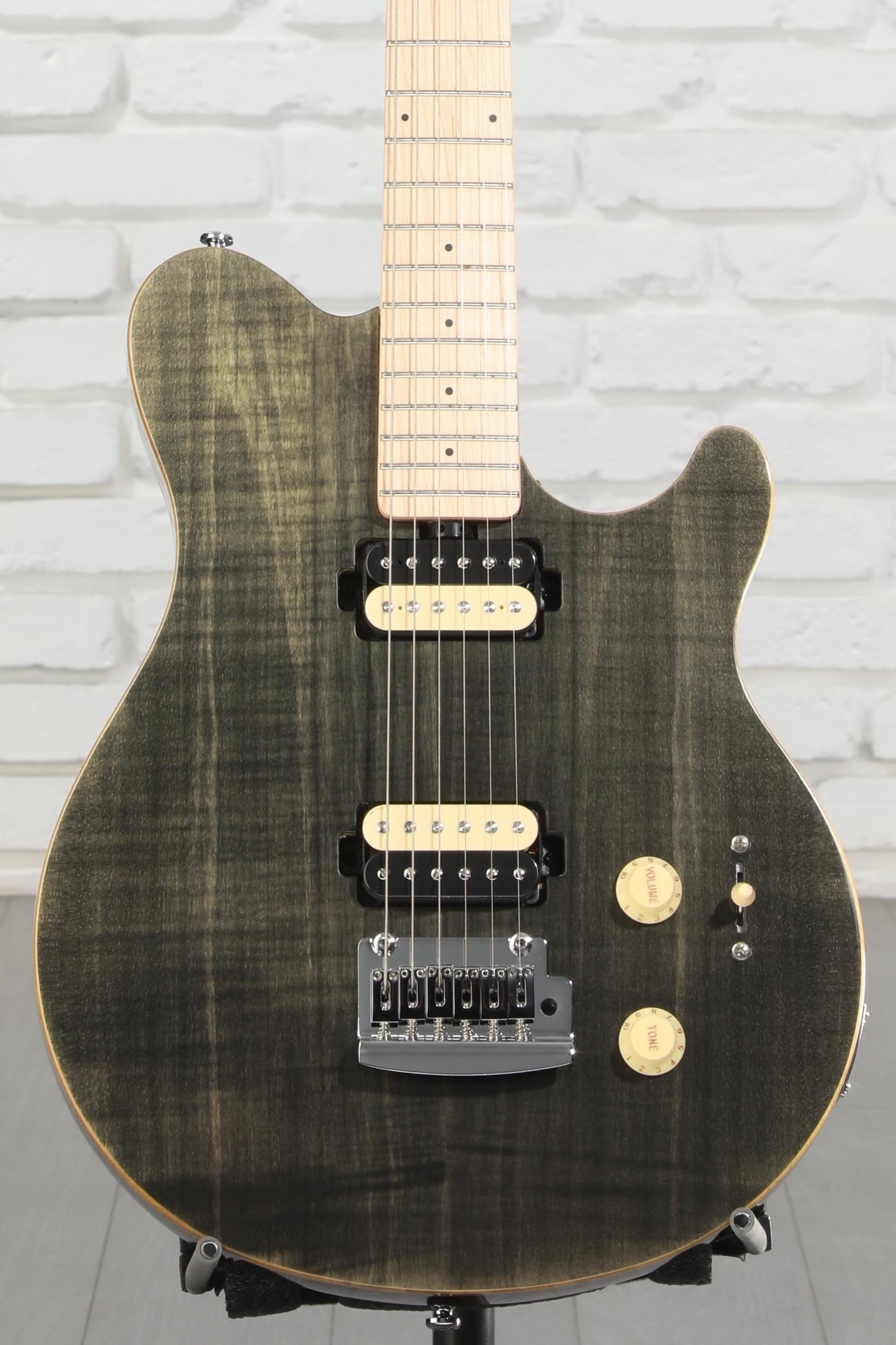 Sterling By Music Man Axis Flame Maple Electric Guitar - Trans