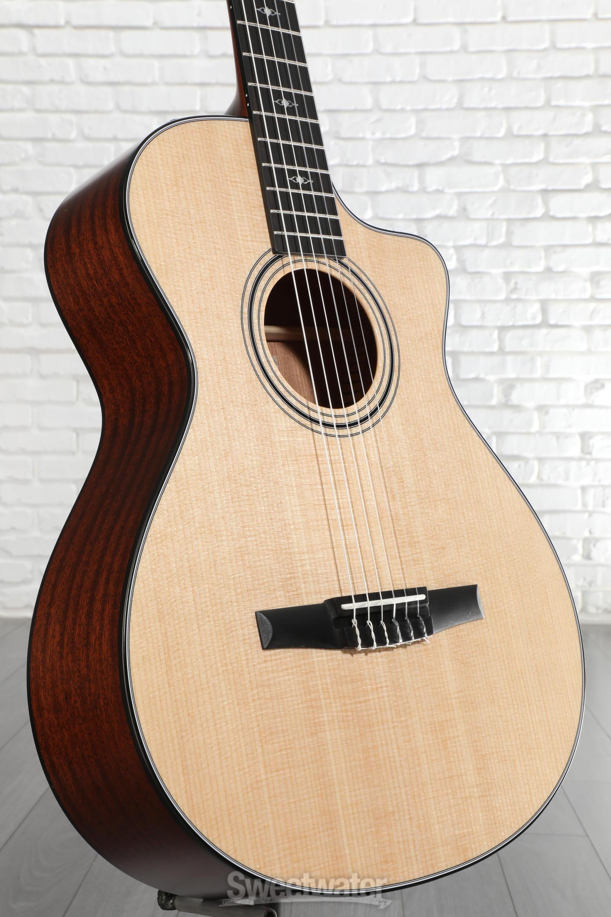 Taylor 312ce-N Nylon Acoustic-electric Guitar - Natural Sitka