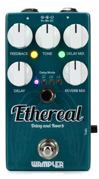 Wampler Ethereal Delay and Reverb Pedal | Sweetwater