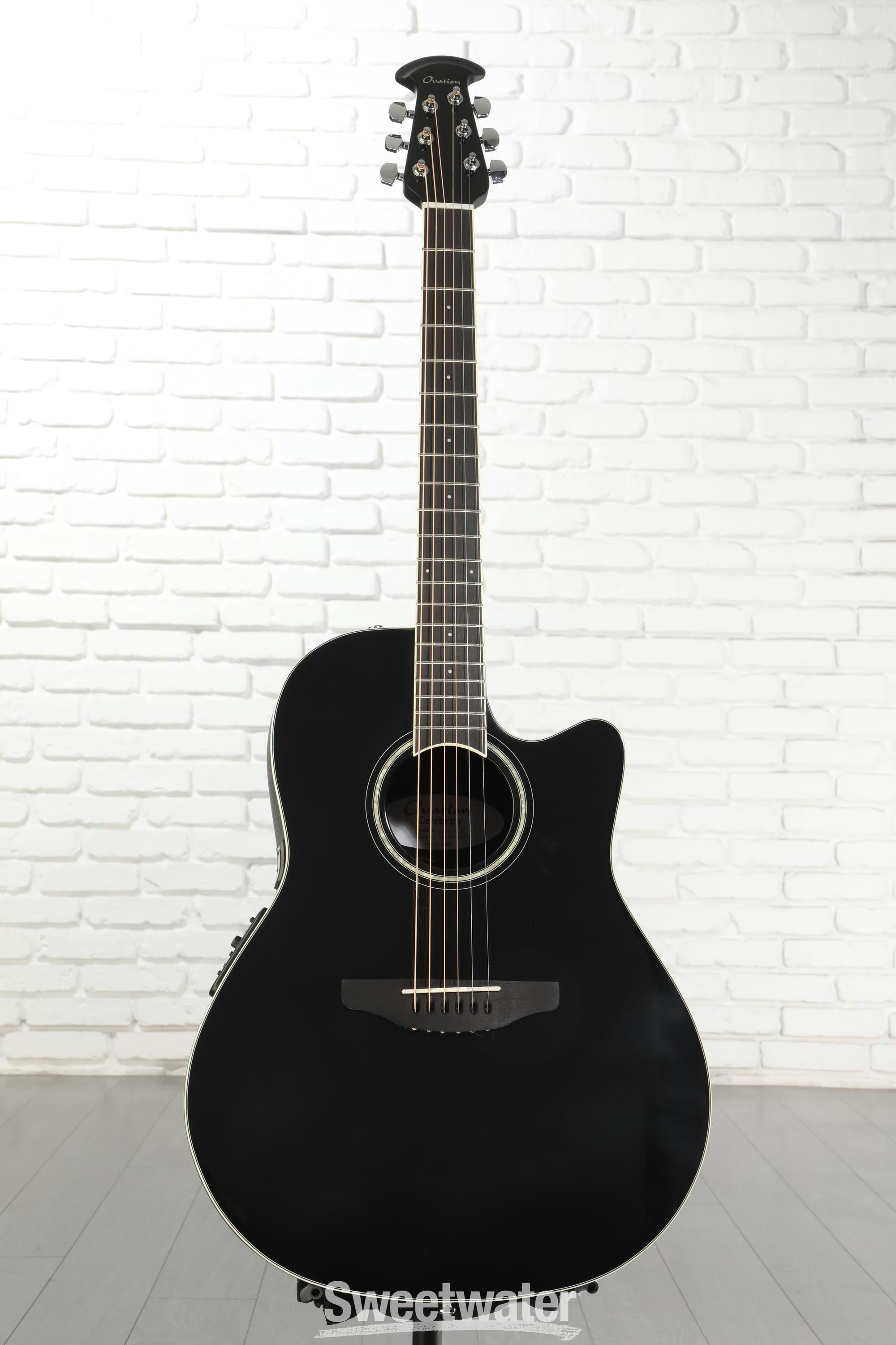 Ovation Celebrity CP 212 ブラックアコースティックギター Ovation Celebrity CP 212 ブラックアコースティックギター│rodoku.co.jp