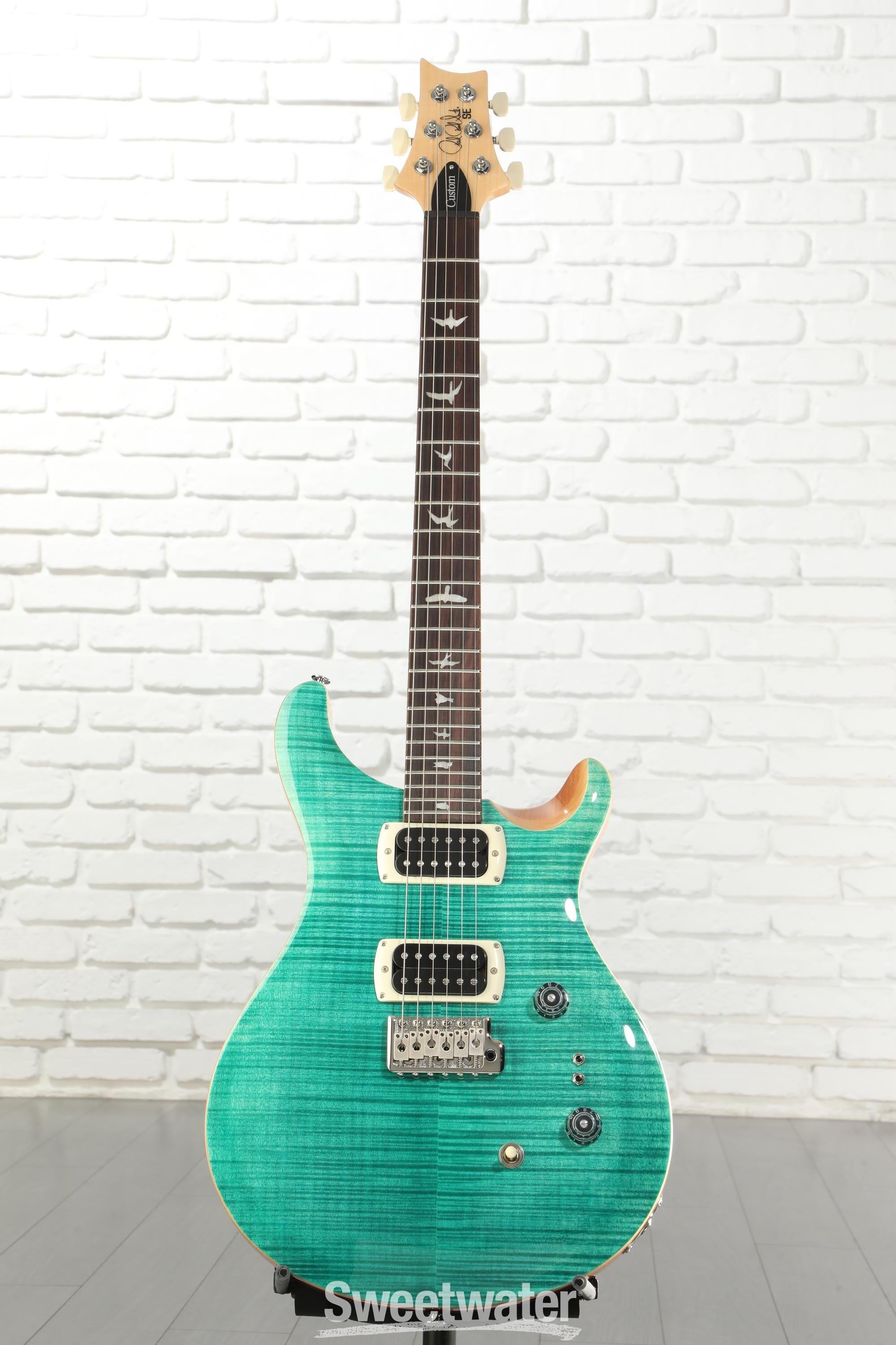PRS SE Custom 24-08 Electric Guitar - Turquoise | Sweetwater