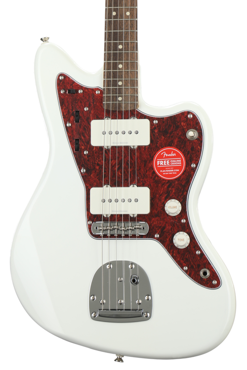 Squier Vintage Modified Jazzmaster - Olympic White w/ Indian Squier Vintage Modified Jazzmaster - Olympic White w/ Indian
