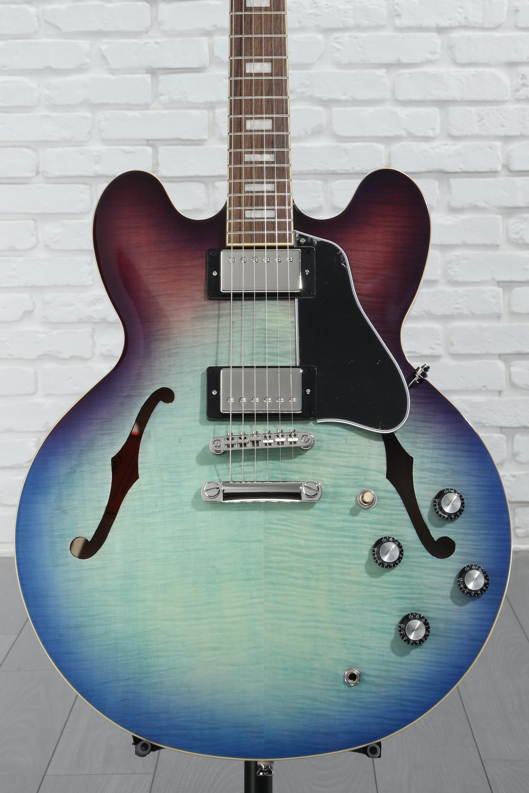 Epiphone ES-335 Figured Semi-hollowbody - Blueberry Burst