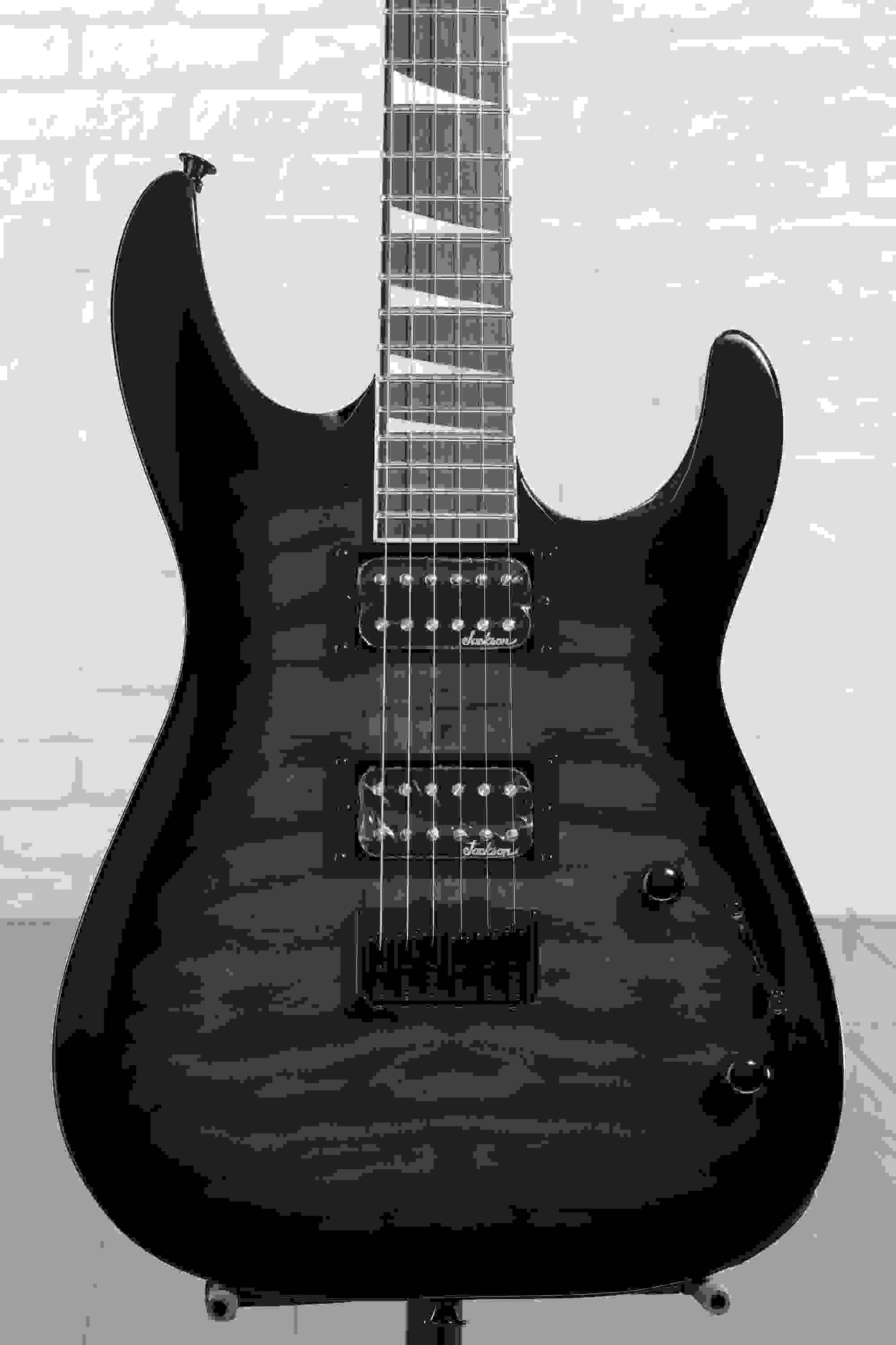 Jackson JS Series Dinky Arch Top JS32Q DKA HT Electric Guitar - Transparent Black Burst