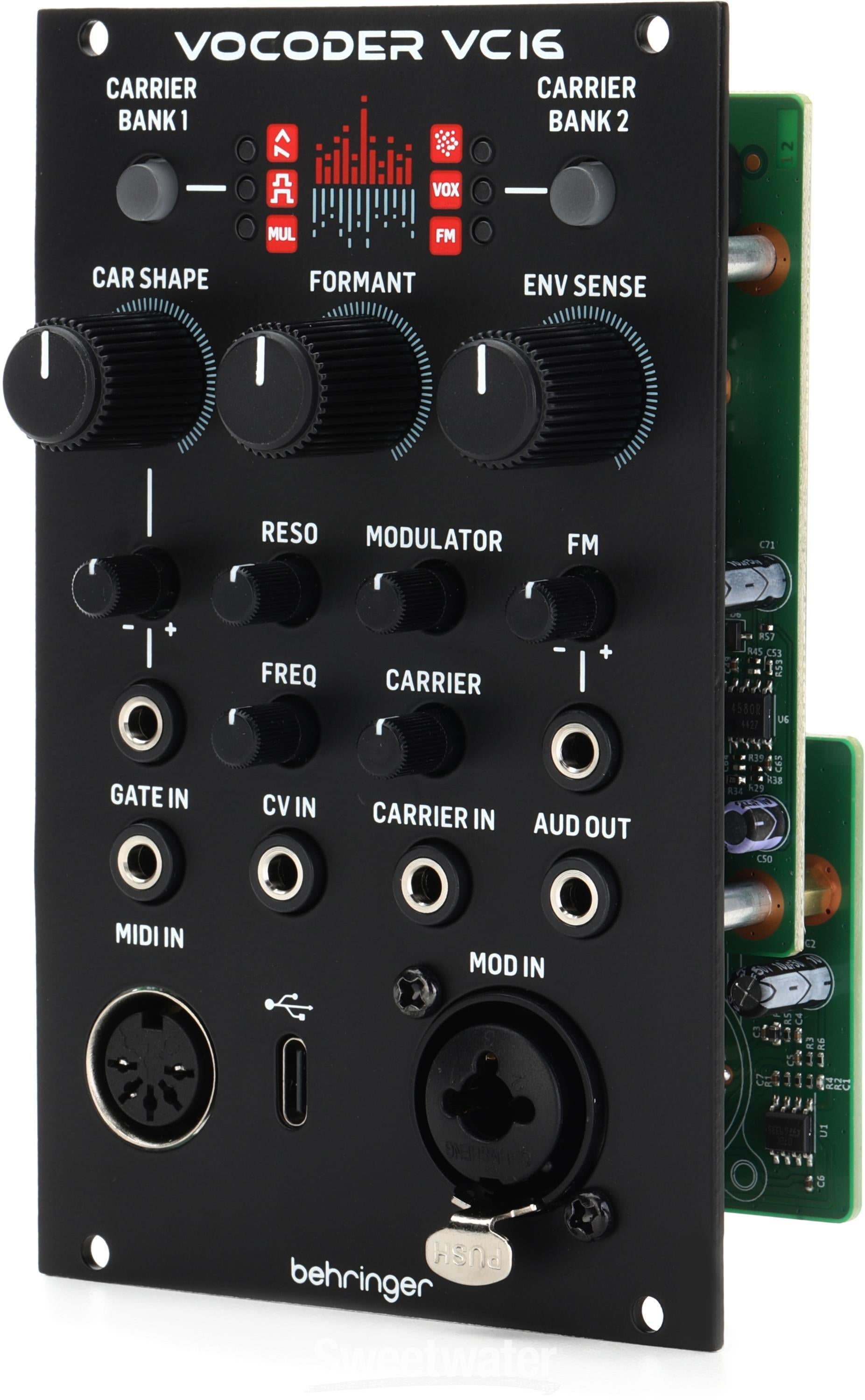 【2025福袋】 Behringer Sweetwater | Module Eurorack VC16 Vocoder 鍵盤楽器