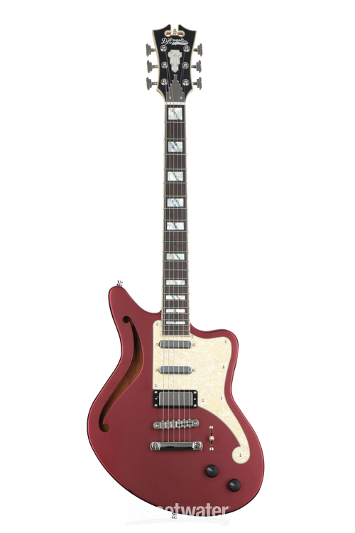 D'Angelico Deluxe Bedford SH - Matte Wine - Limited Edition