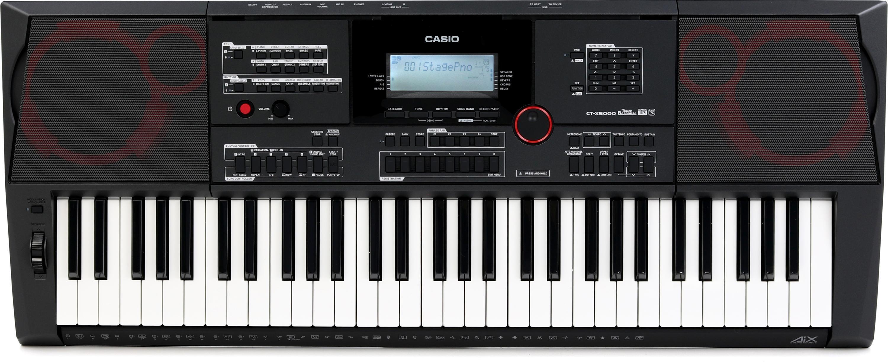 Casio CT-X5000 61-key Portable Arranger Keyboard | Sweetwater