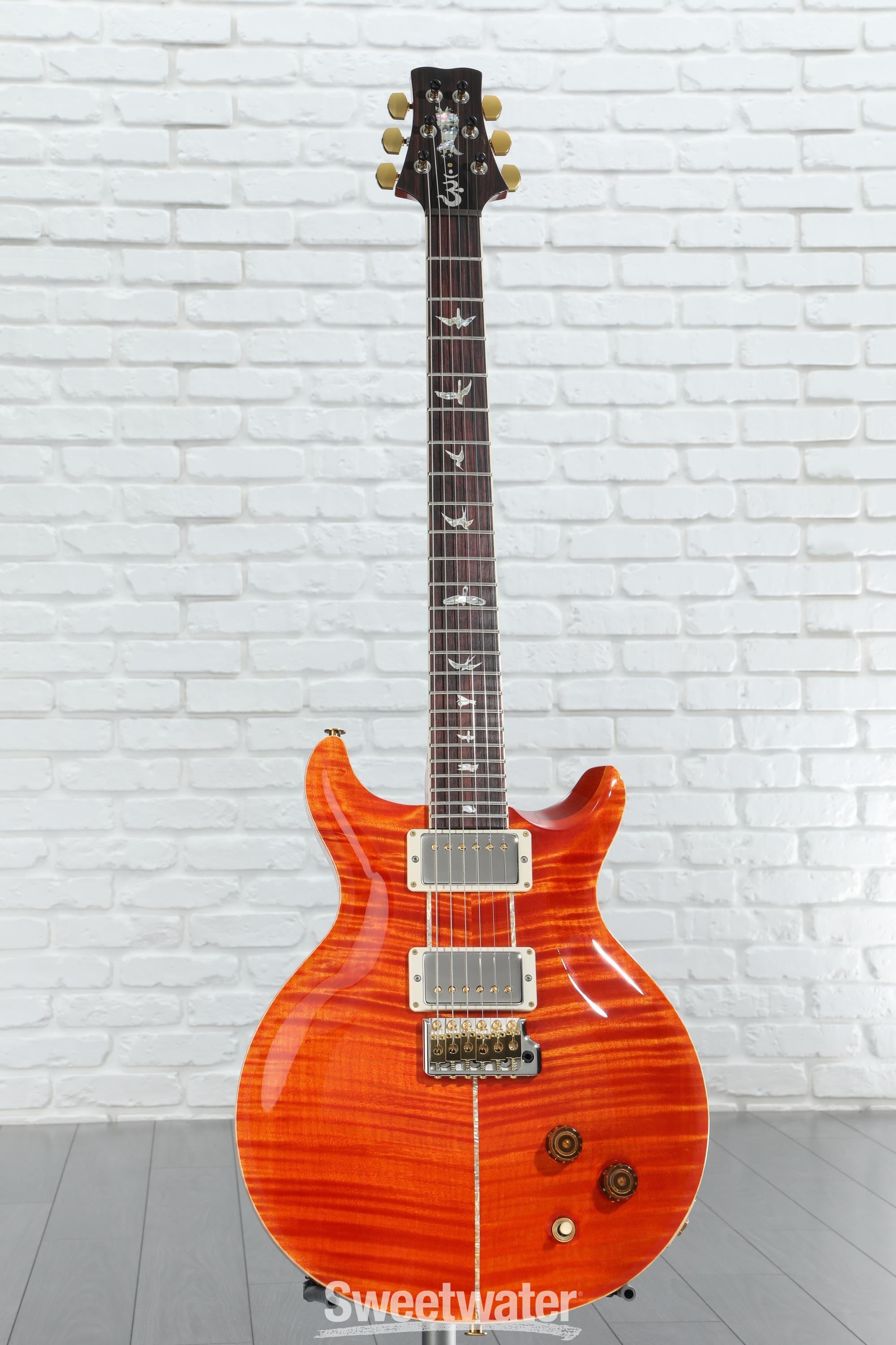 PRS Santana Retro 10-Top Electric Guitar - Orange | Sweetwater