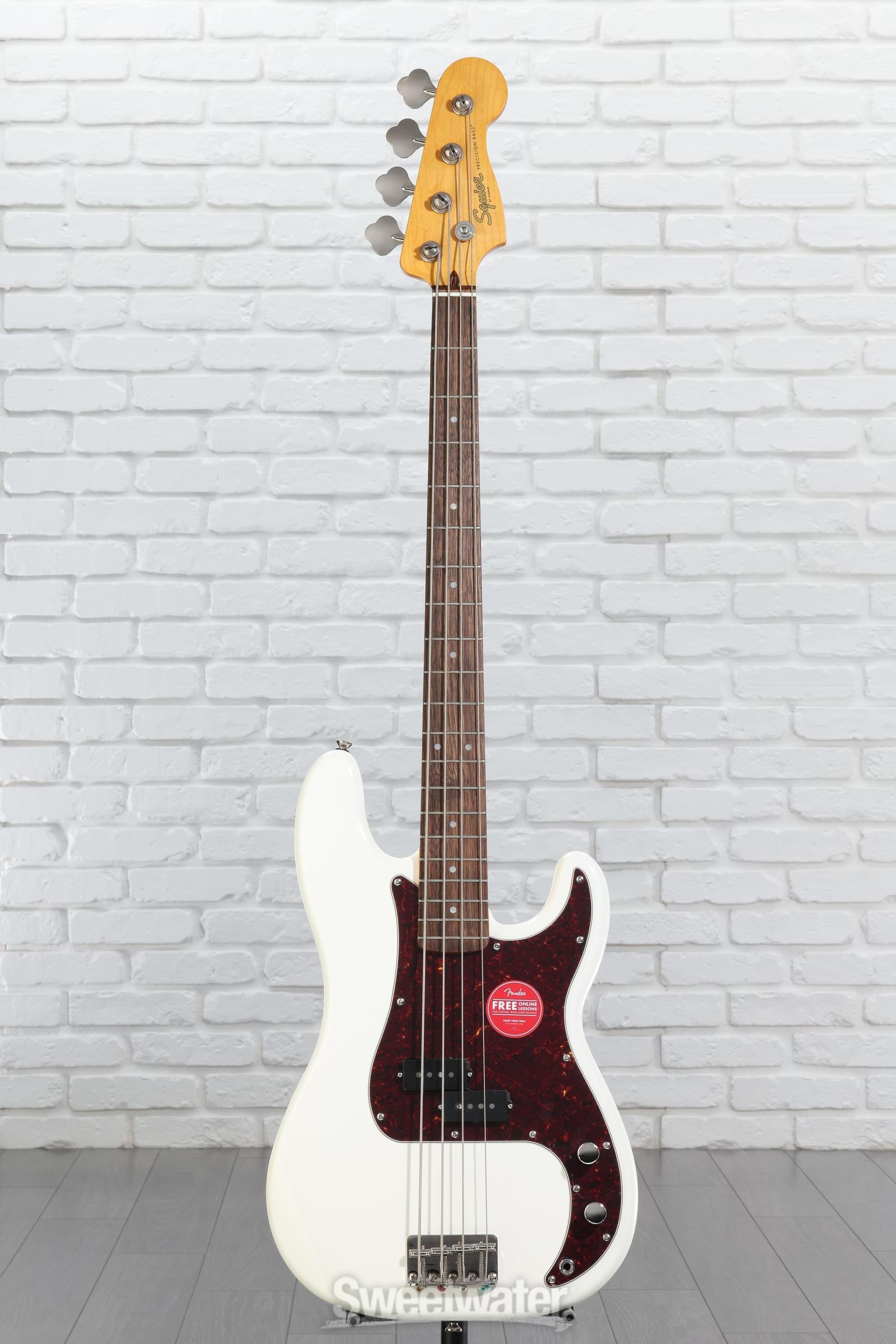 ベース Squier Classic Vibe 60s PB SB Amazon.com: Squier Classic Vibe 60s Precision Bass, Olympic