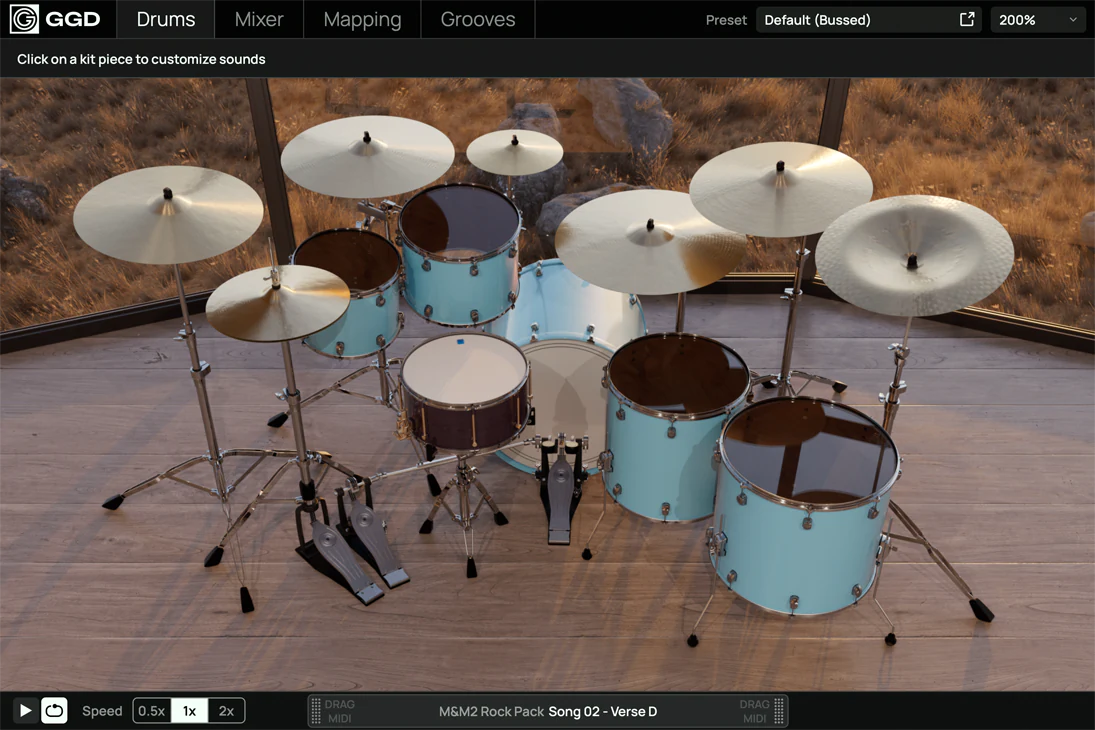 Photo of GetGood Drums Modern and Massive 2 Virtual Instrument Plug-in