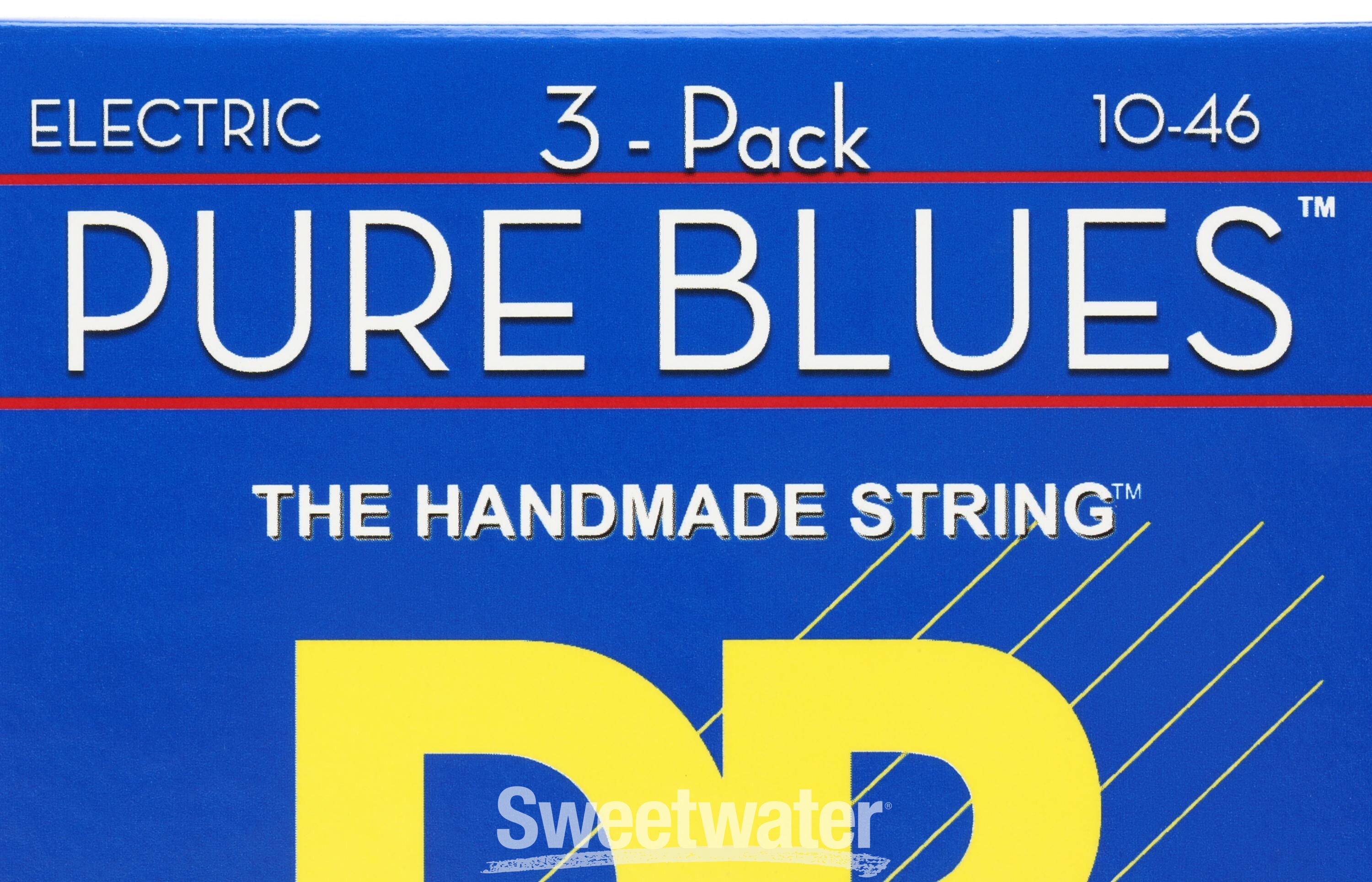 DR Strings PHR 10 Pure Blues Pure Nickel Electric Guitar Strings