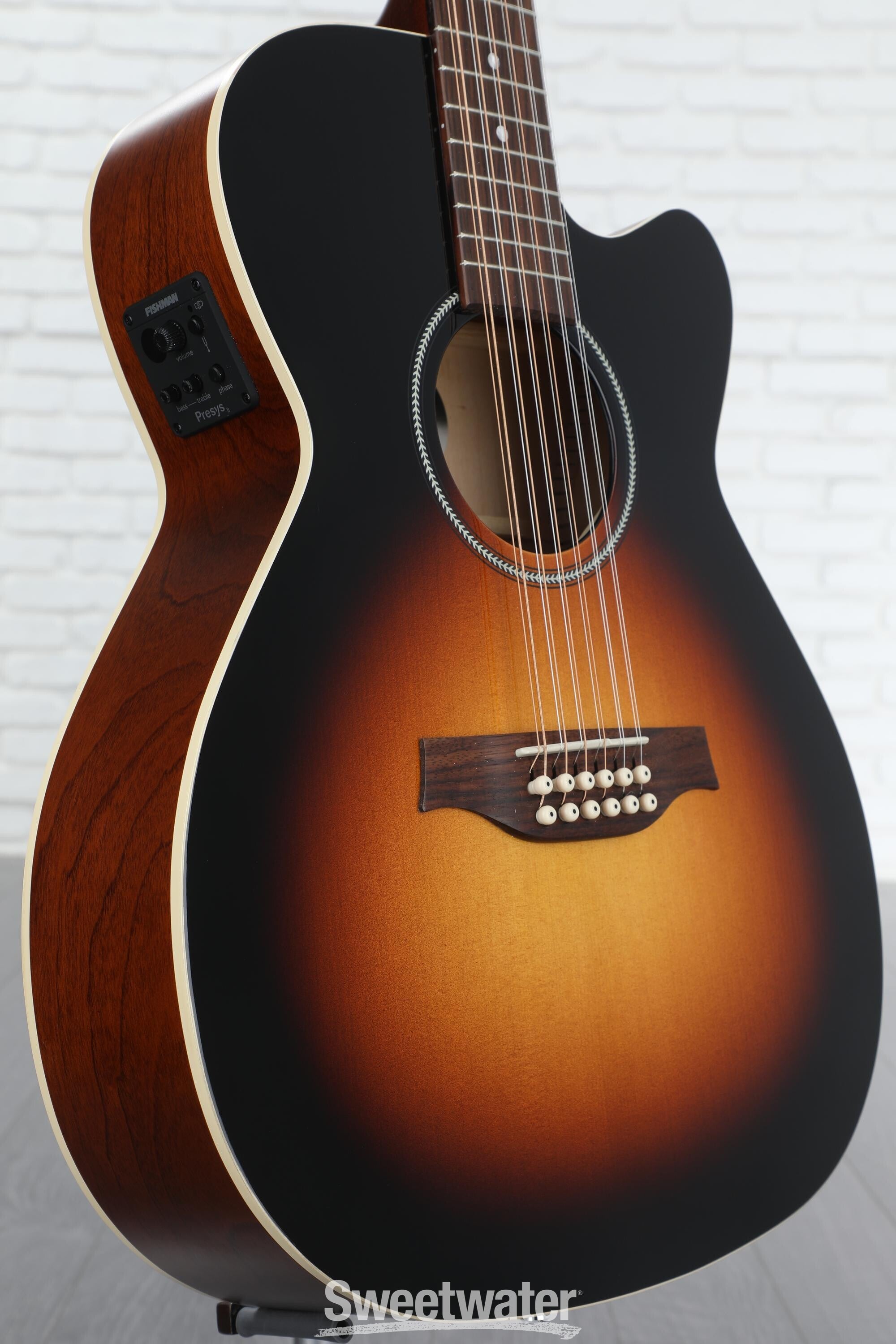 Seagull Guitars S12 CH CW Spruce Sunburst GT Acoustic-electric Guitar -  Sunburst