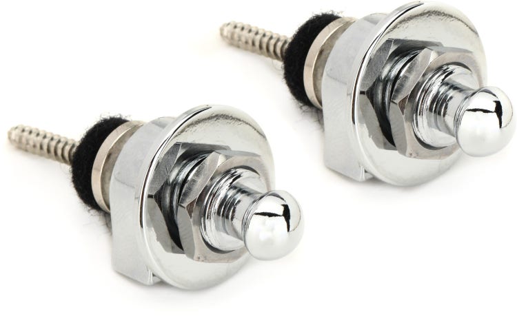 Fender Strap Locks and Buttons Set - Chrome