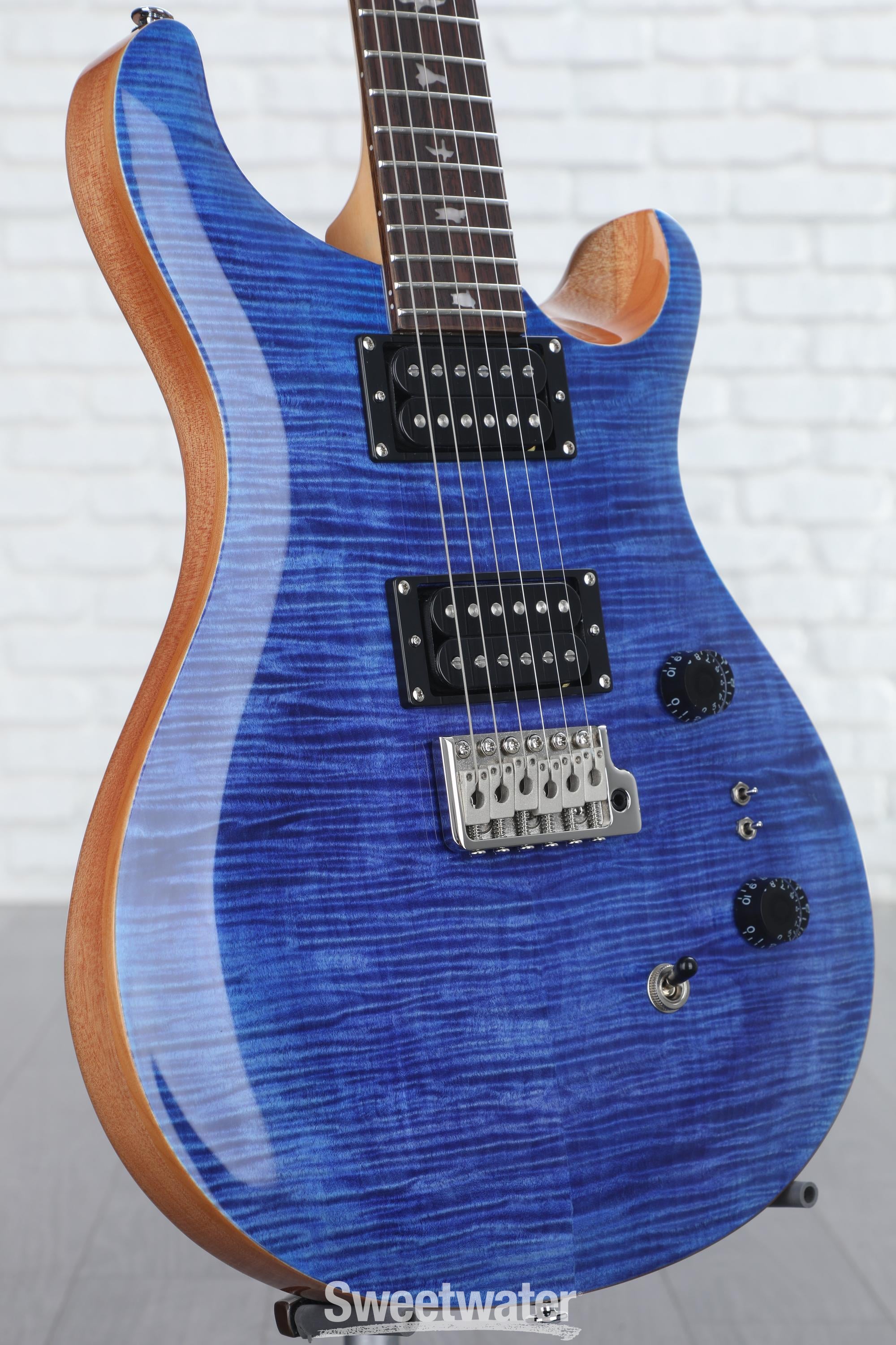 PRS SE Custom 24-08 Electric Guitar - Faded Blue | Sweetwater