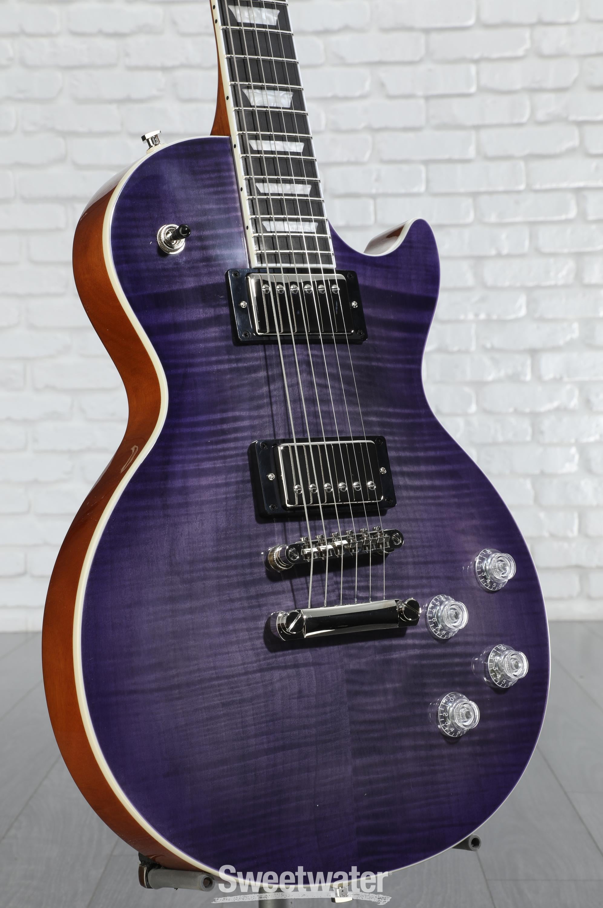 Epiphone Les Paul Plus Top パープル Epiphone Les Paul Modern Figured Electric Guitar - Purple