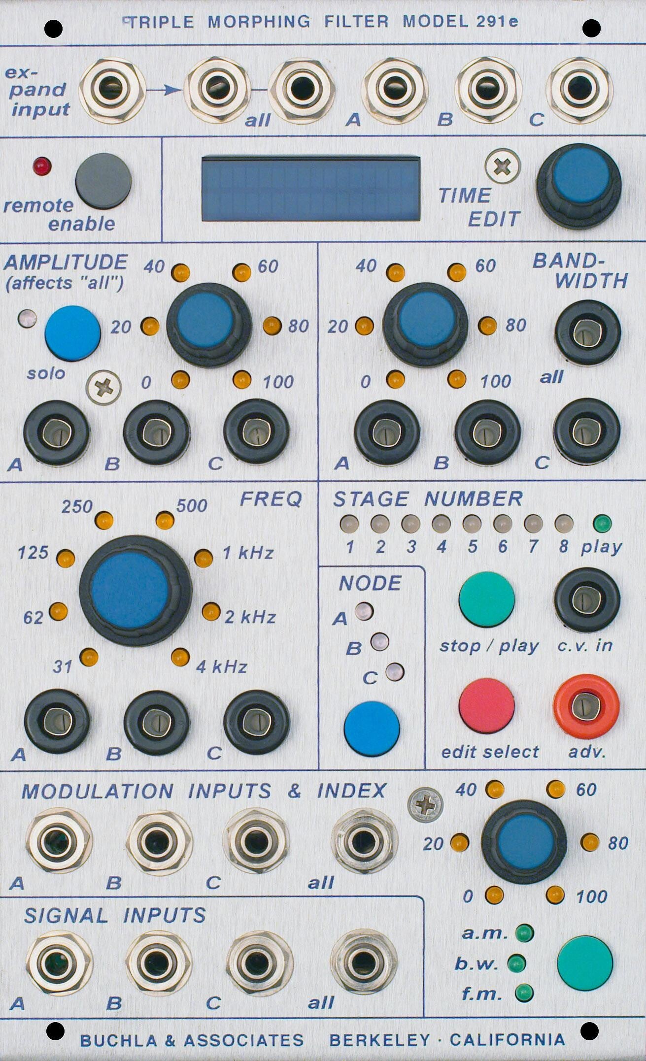 Photo of Buchla 291e Triple Morphing Filter Module