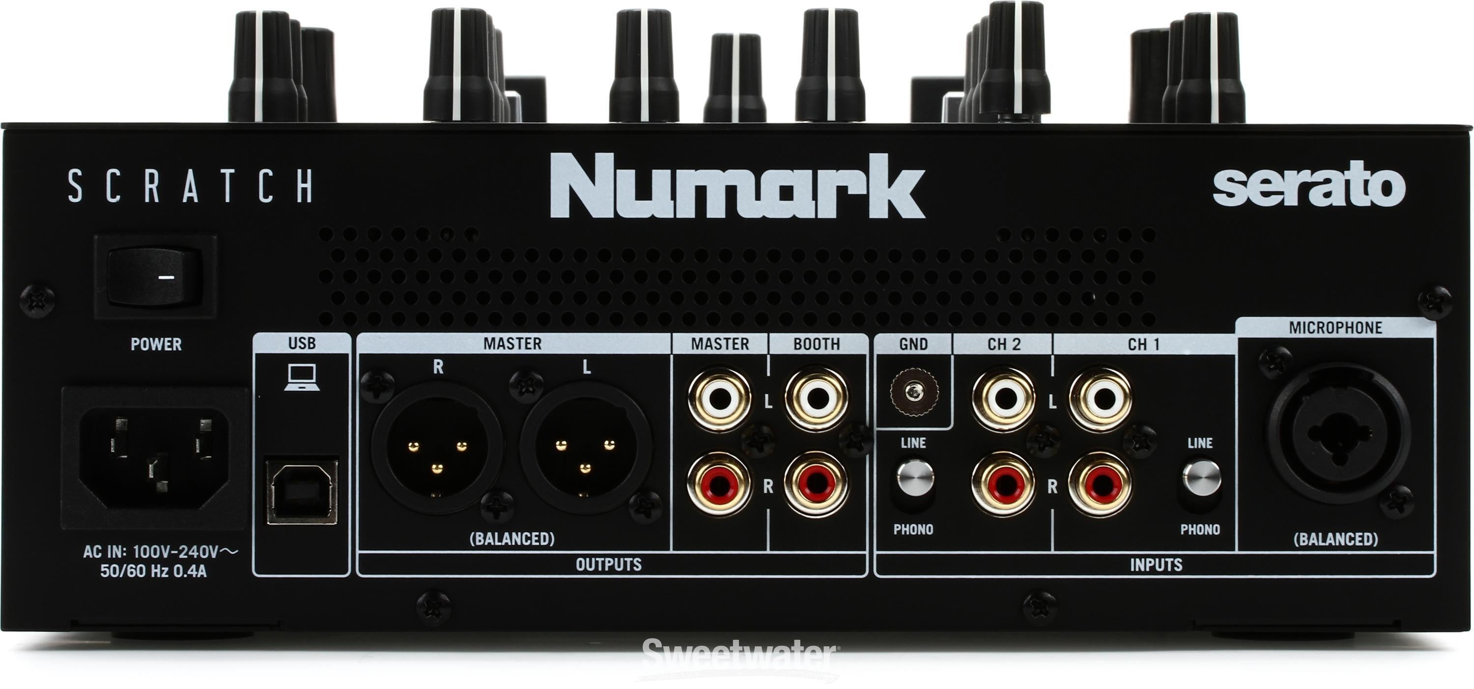 Numark Scratch 2-channel Scratch Mixer for Serato DJ Pro Reviews |  Sweetwater