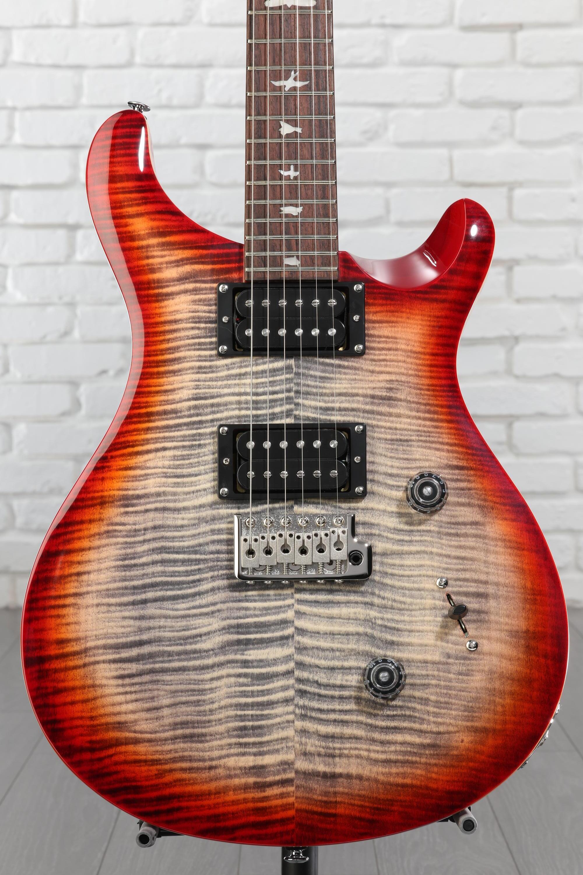PRS SE Custom 24 Electric Guitar - Charcoal Cherry Burst | Sweetwater