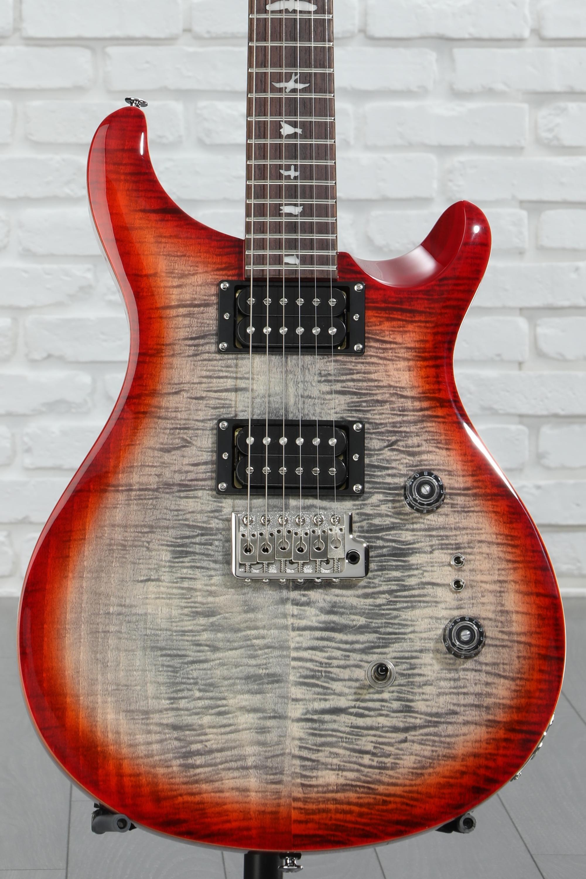 PRS SE Custom 24-08 Electric Guitar - Charcoal Cherry Burst