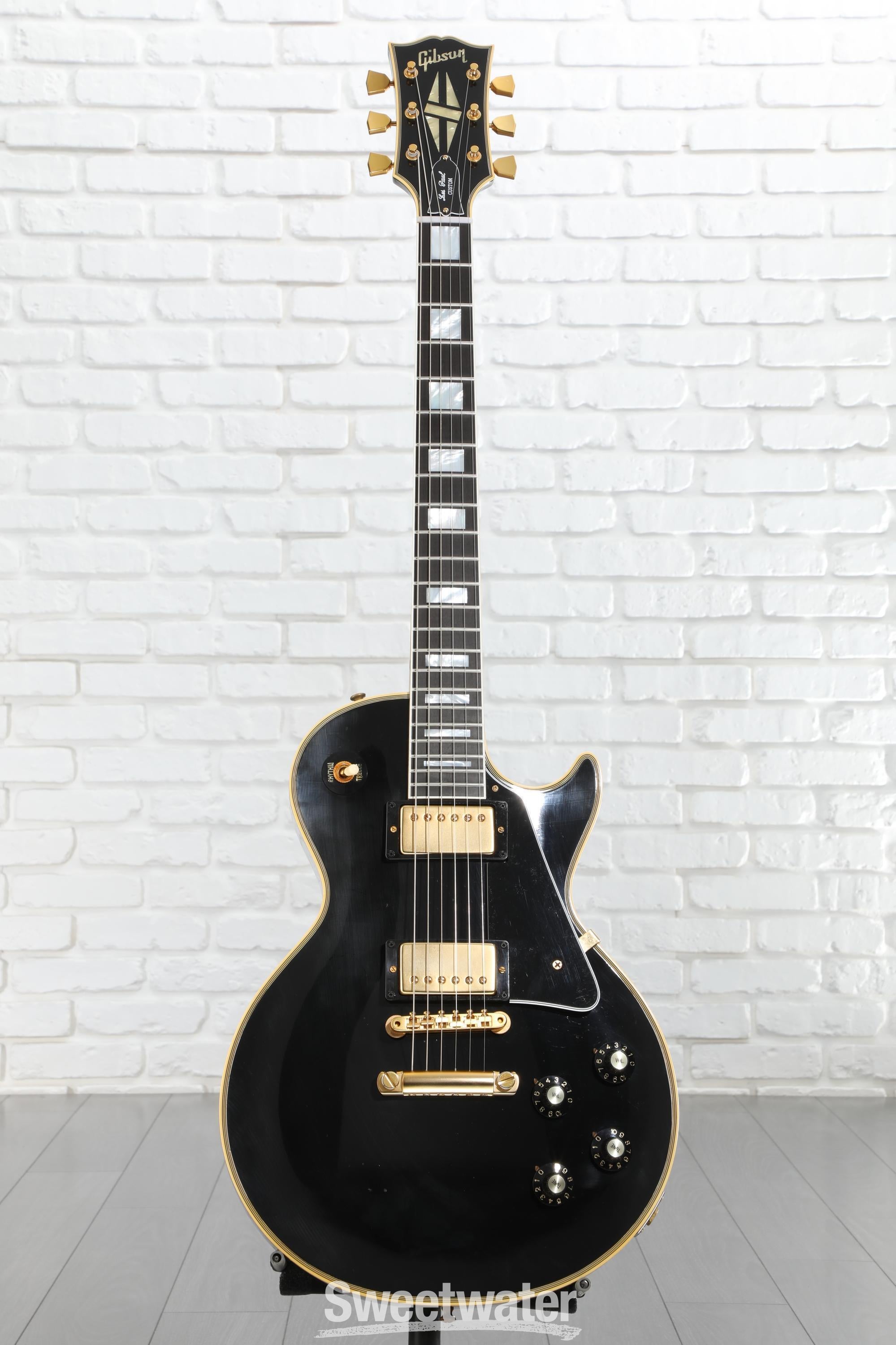 Gibson Custom 1968 Les Paul Custom Reissue Electric Guitar - Ebony