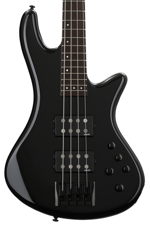 Schecter Stiletto Stage-4 - Gloss Black | Sweetwater