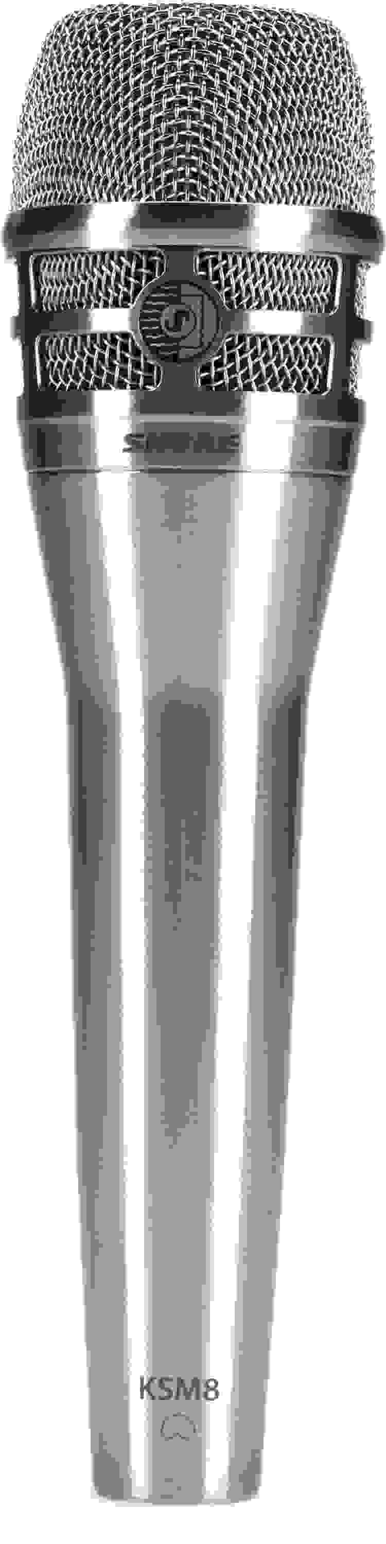 Shure KSM8 Dualdyne Cardioid Dynamic Vocal Microphone Nickel Sweetwater