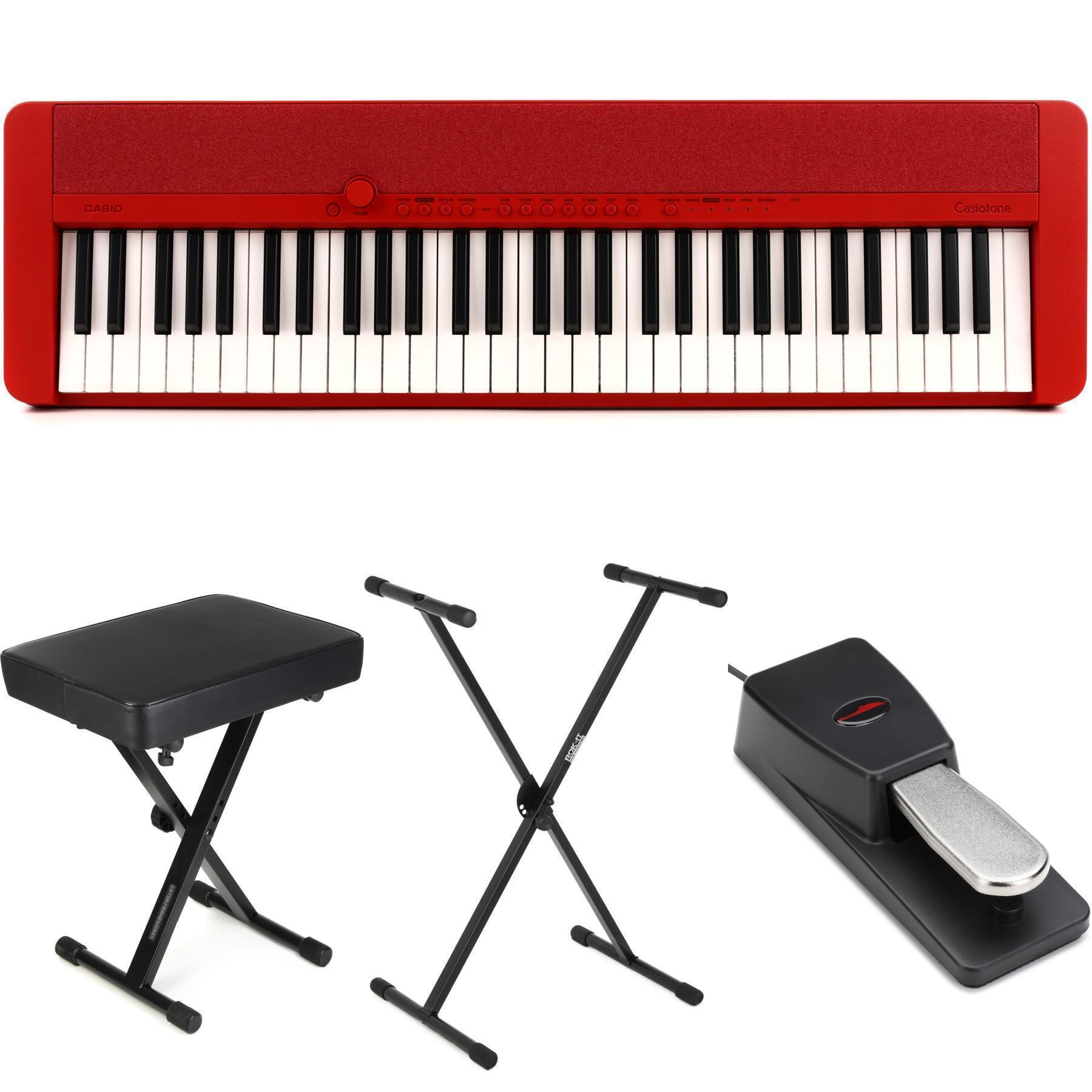 Casio CT-S1 61-key Portable Keyboard - Red | Sweetwater