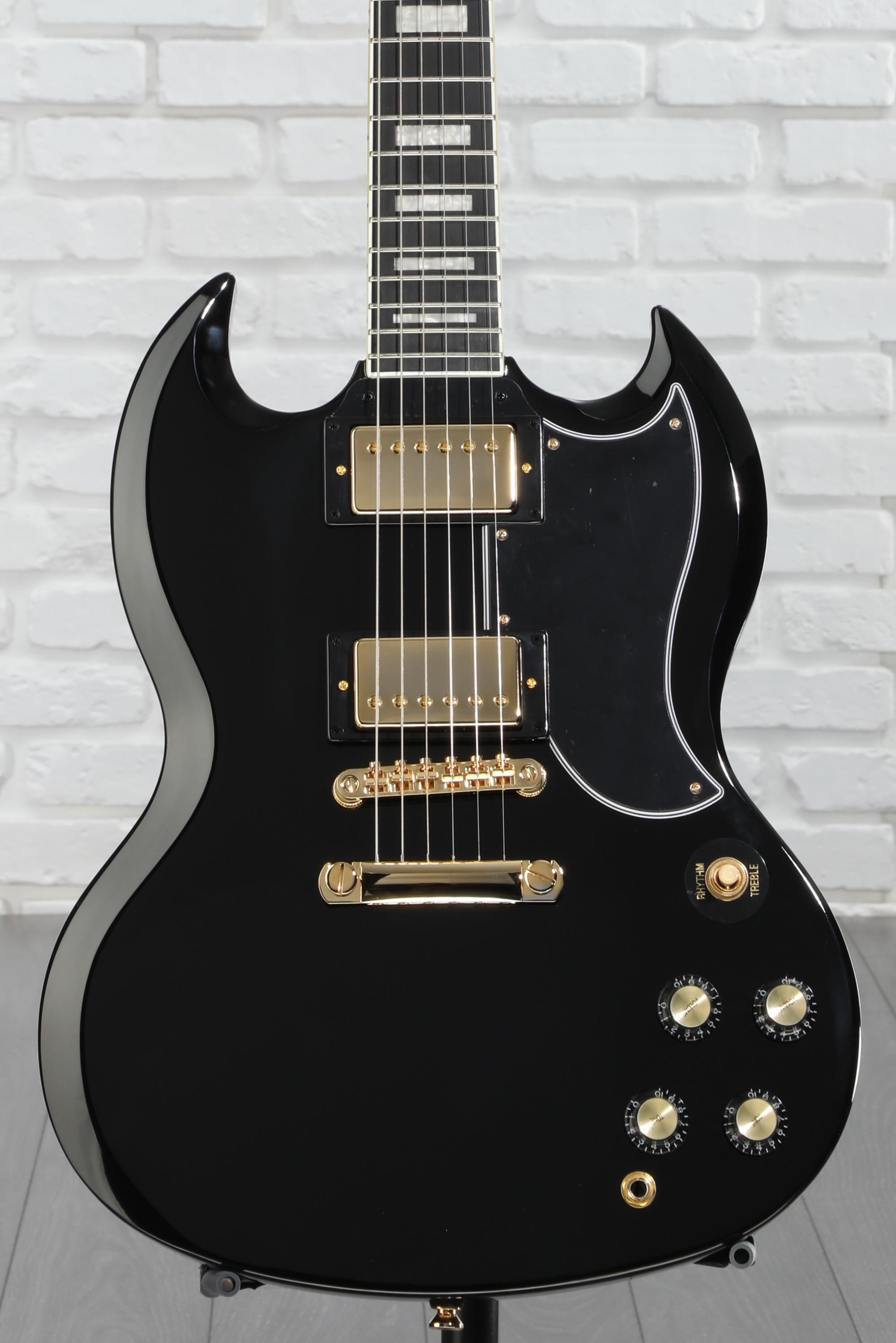 Epiphone SG Custom Electric Guitar - Ebony | Sweetwater