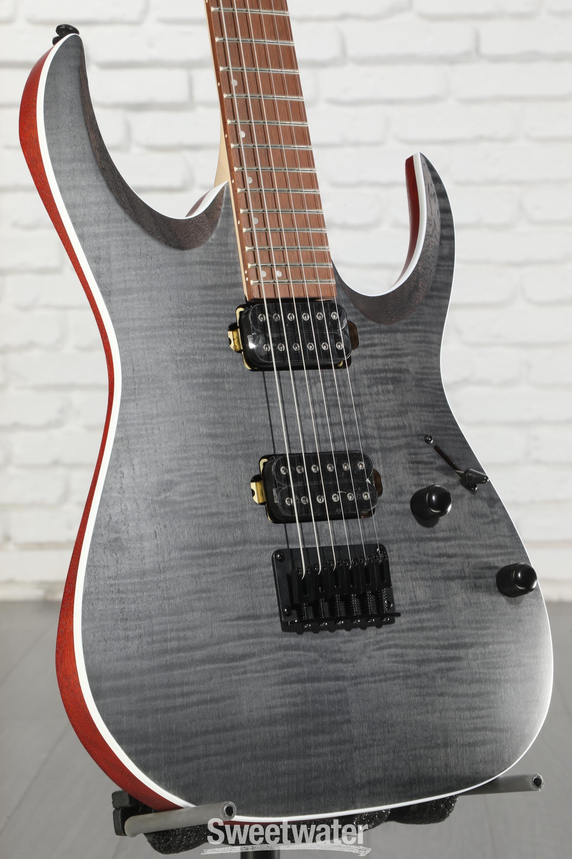 Ibanez Standard RGA42FM - Transparent Gray Flat | Sweetwater