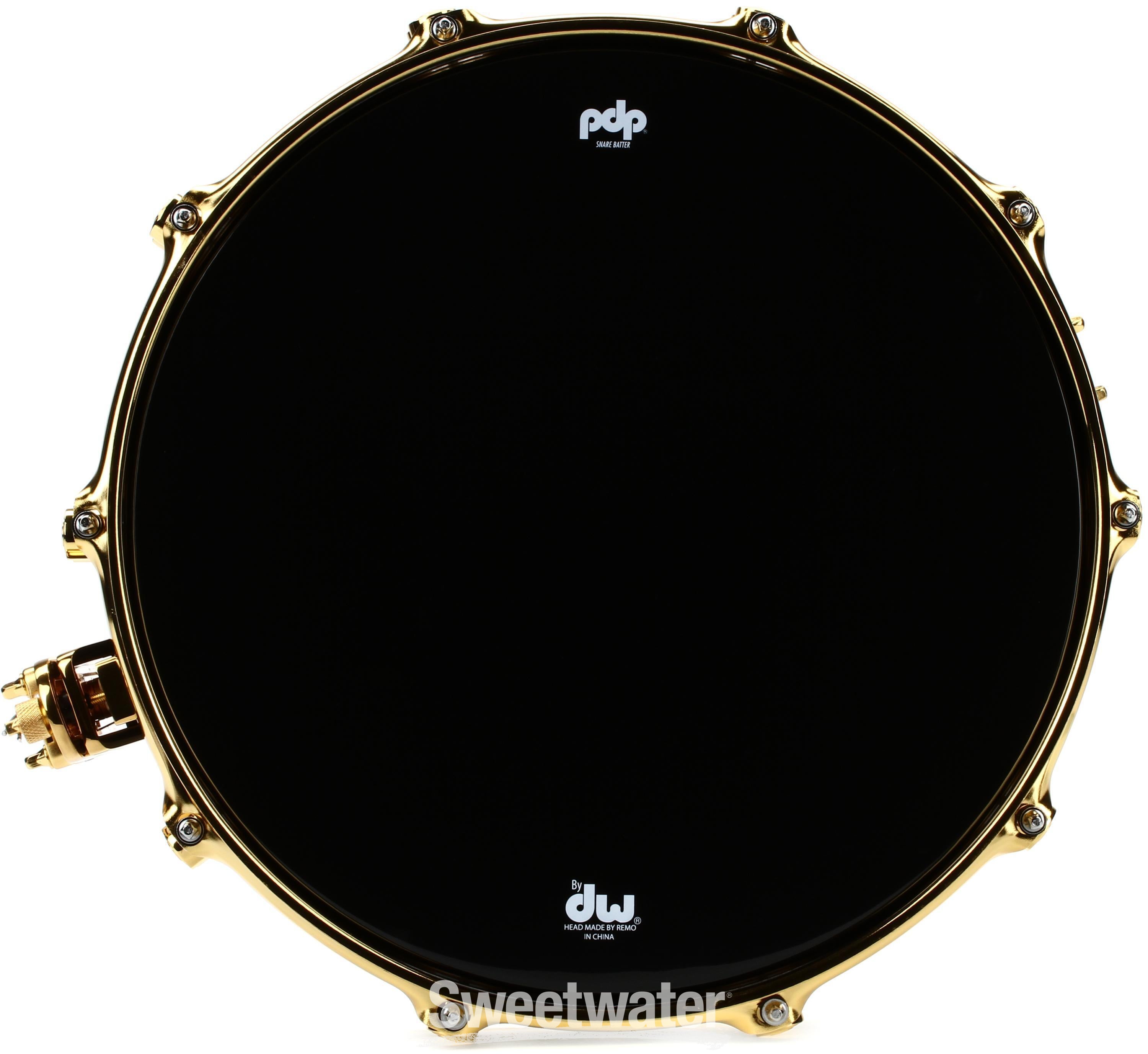 Eric Hernandez Signature Snare Drum - 4 x 14-inch - Black - Sweetwater