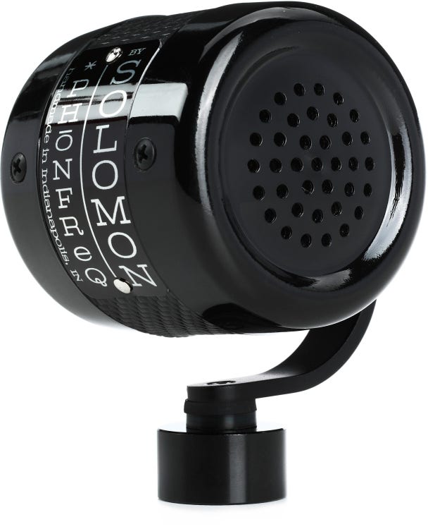 Solomon PhonFreq Telephone-style Dynamic Microphone - Black