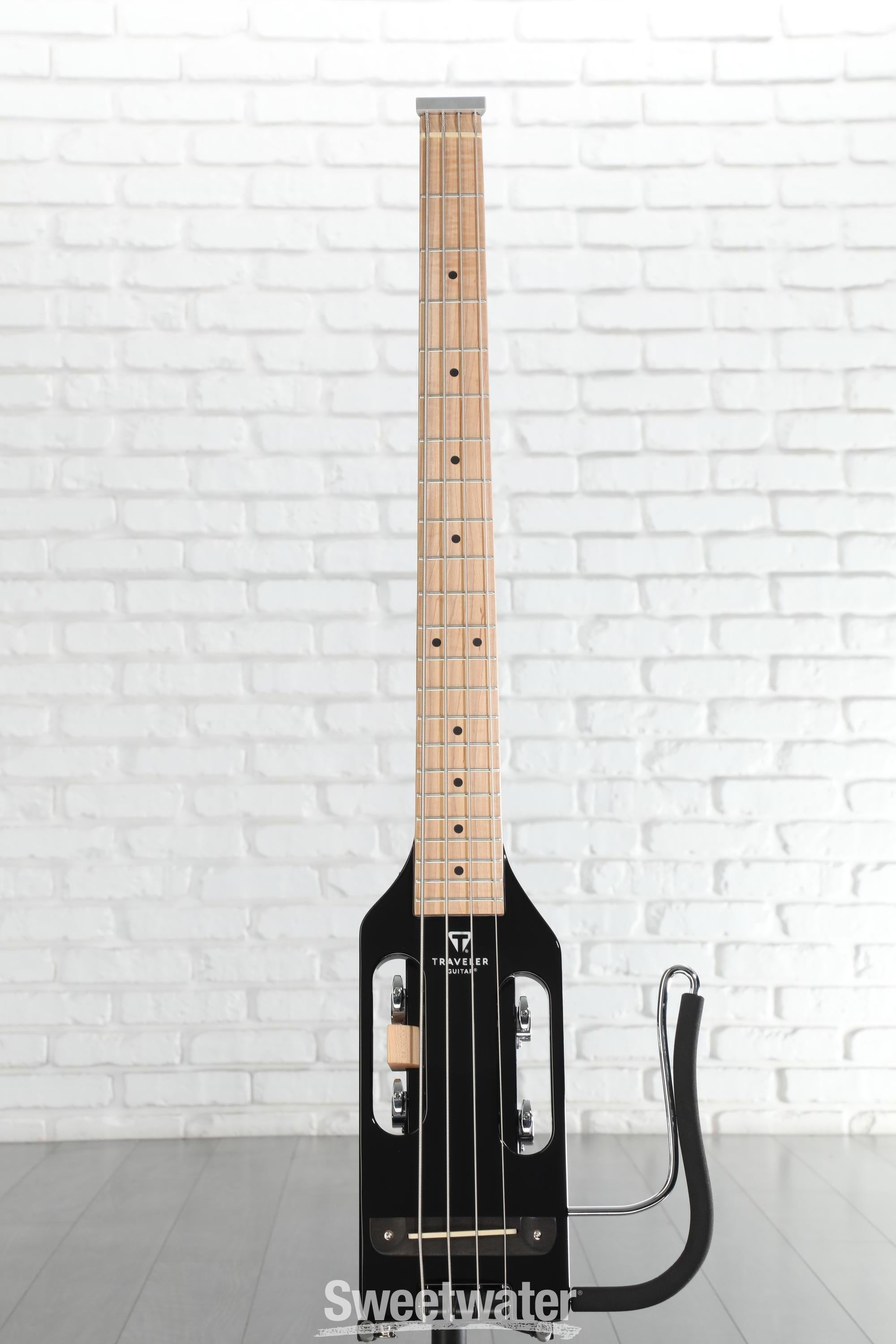 Traveler Guitar Ultra-Light Bass Guitar - Gloss Black | Sweetwater