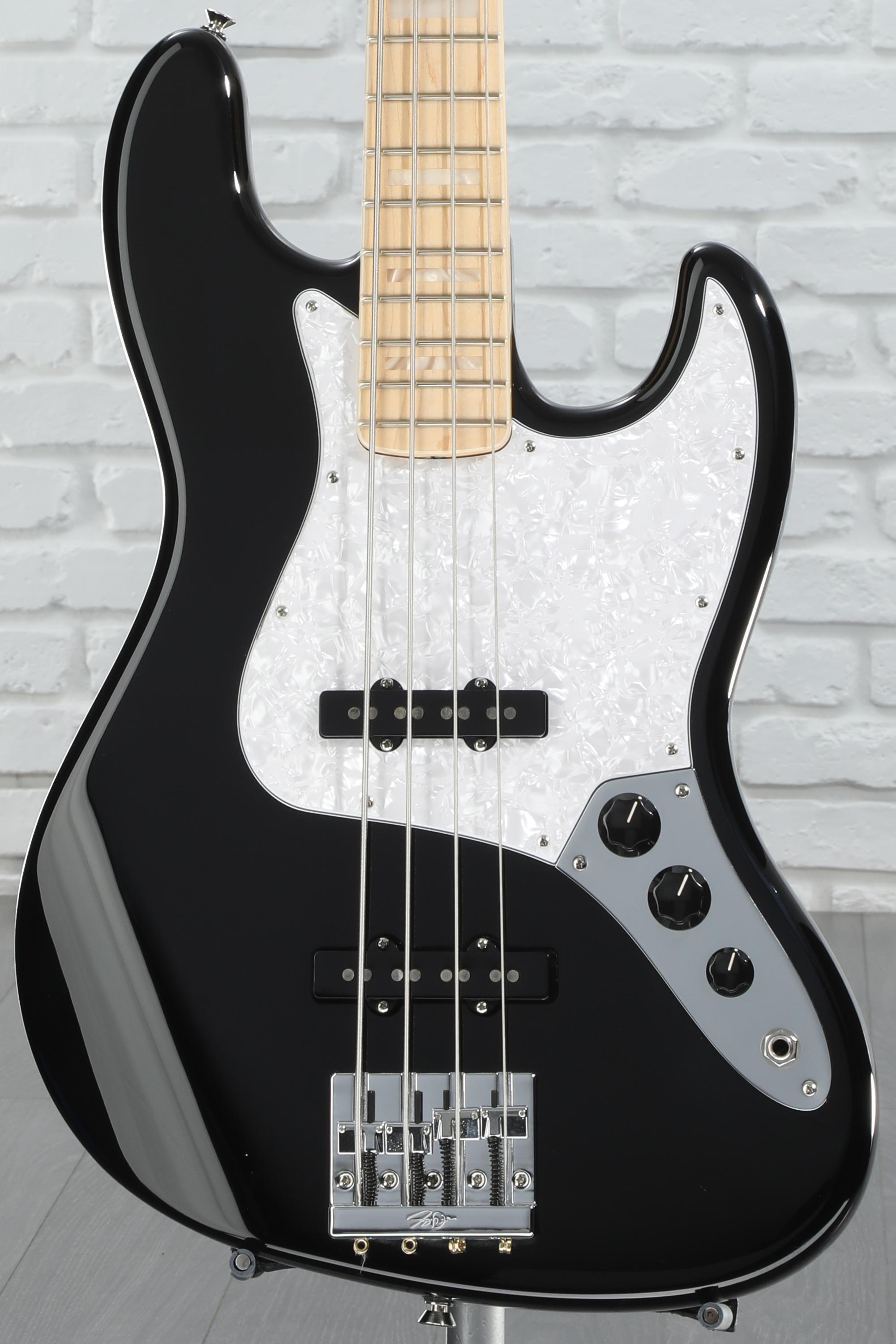 Fender USA Geddy Lee Jazz Bass - Black | Sweetwater