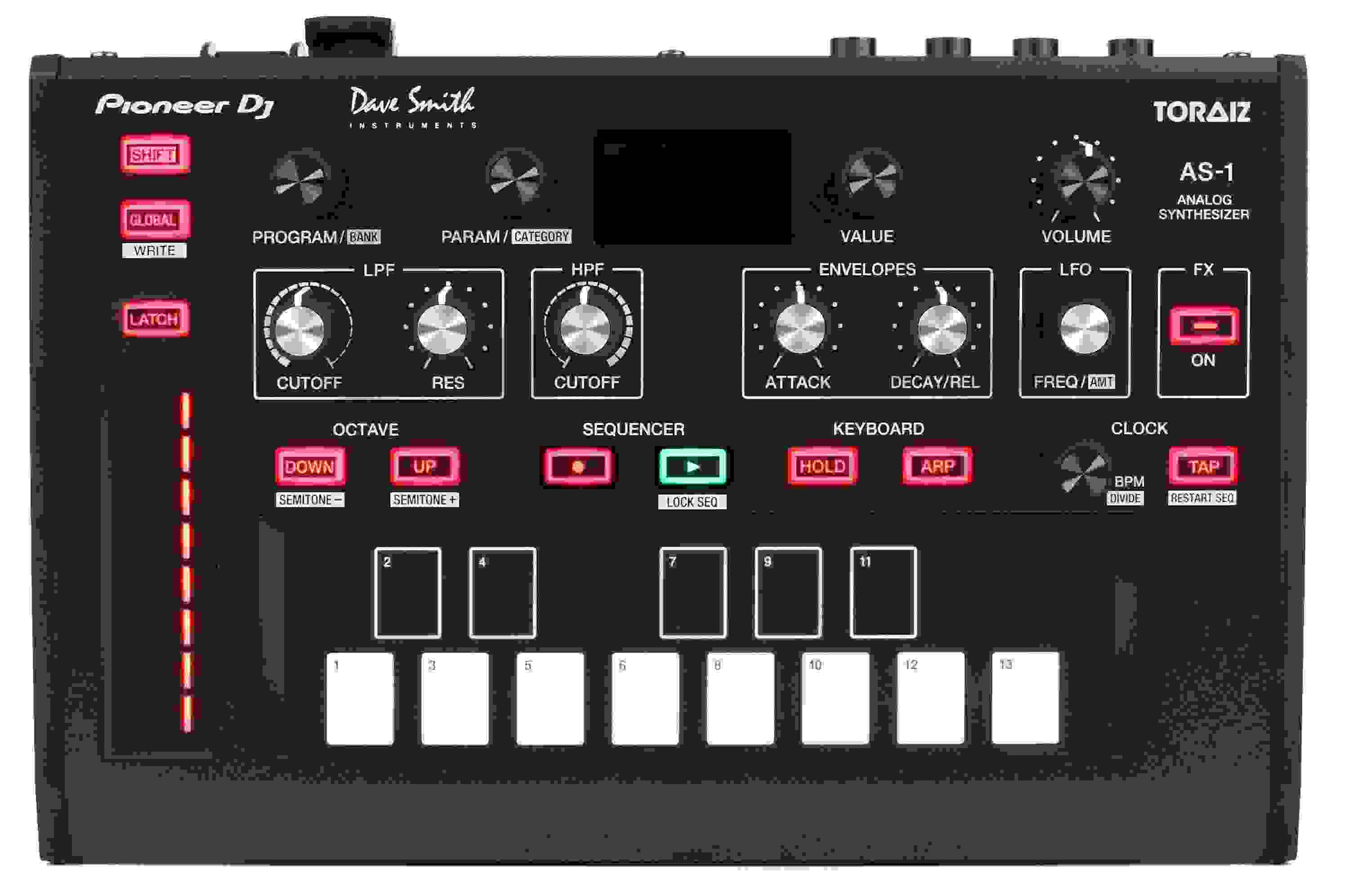 Pioneer DJ Toraiz AS-1 Monophonic Analog Synthesizer