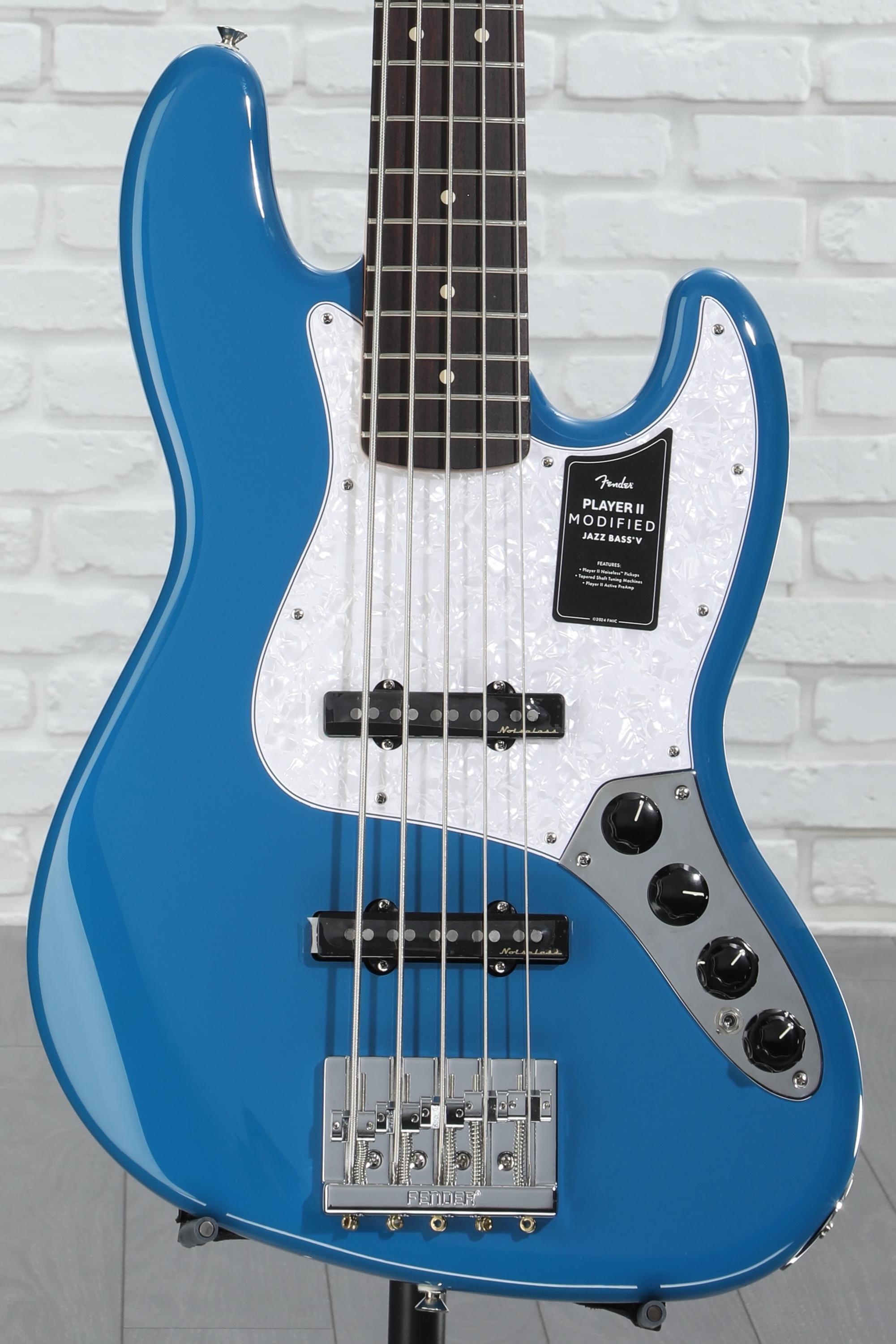Fender Player II Modified Active Jazz Bass V - Electric Blue