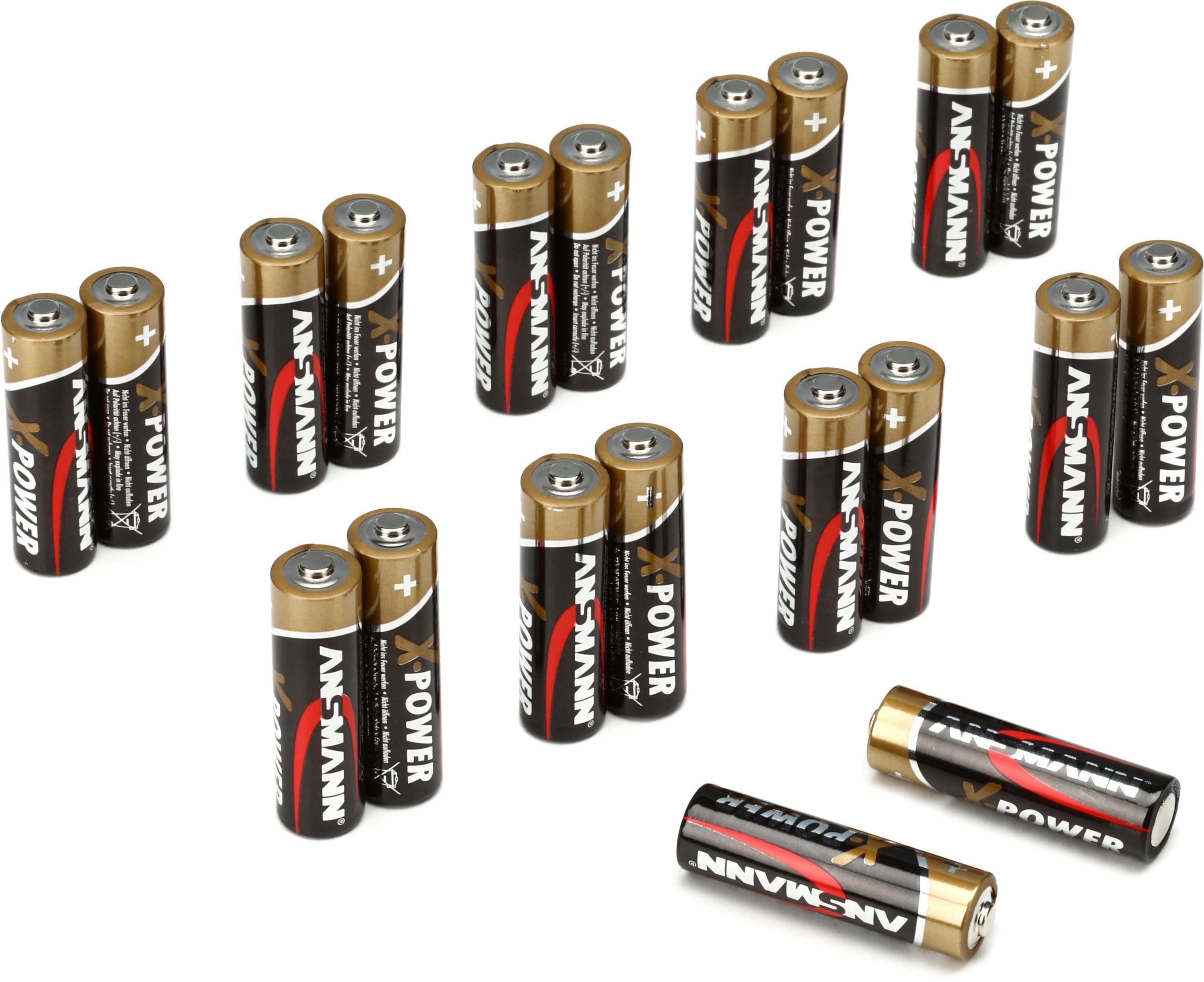 Ansmann X-Power Alkaline AA Battery (20-pack) | Sweetwater