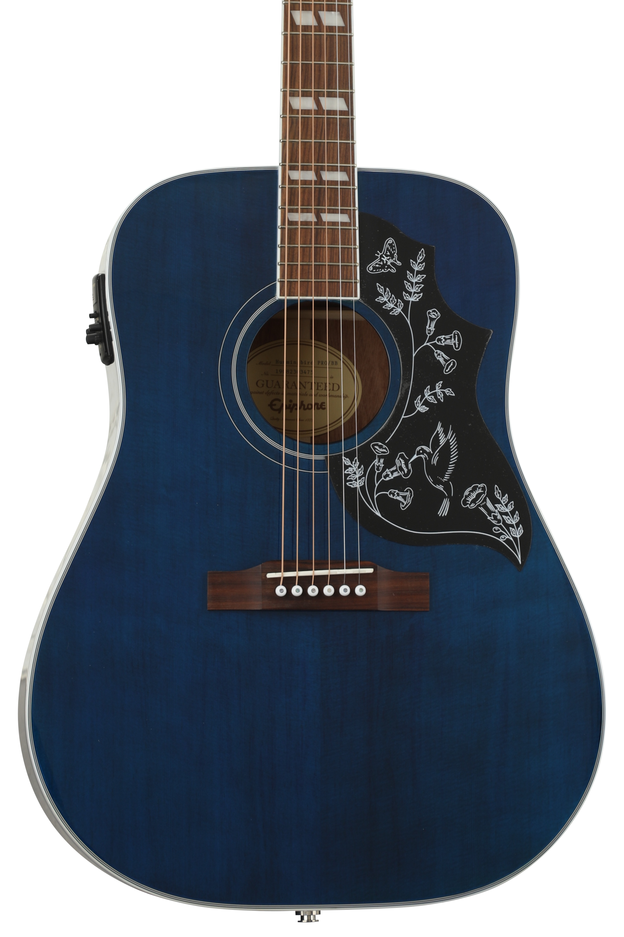 Epiphone Limited Edition Hummingbird PRO - Blue Burst - Sweetwater