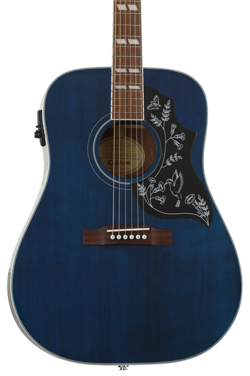 Epiphone Limited Edition Hummingbird PRO - Blue Burst - Sweetwater Exclusive