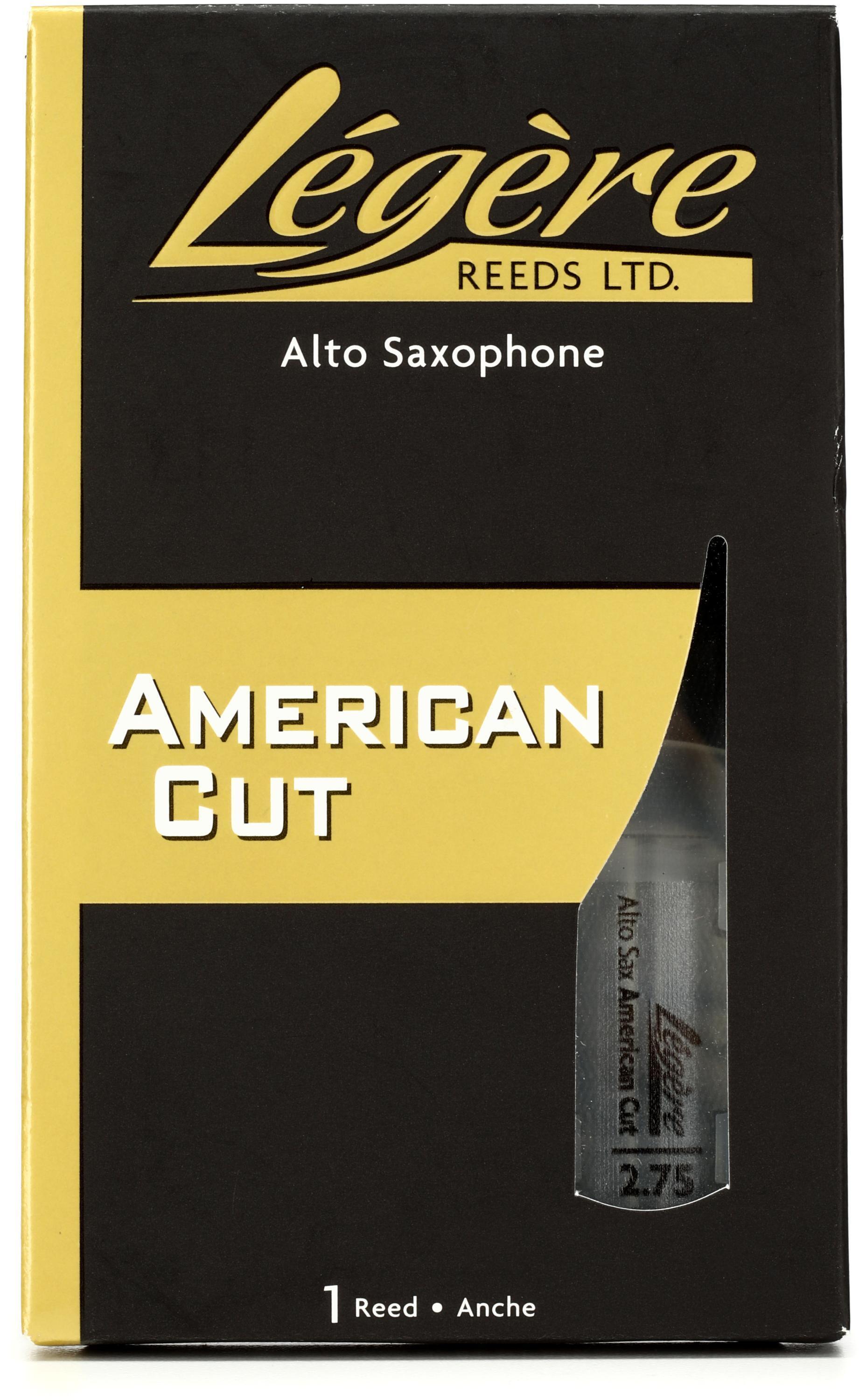 Legere LGASA2.75 American Cut Alto Saxophone Reed 2.75 Sweetwater