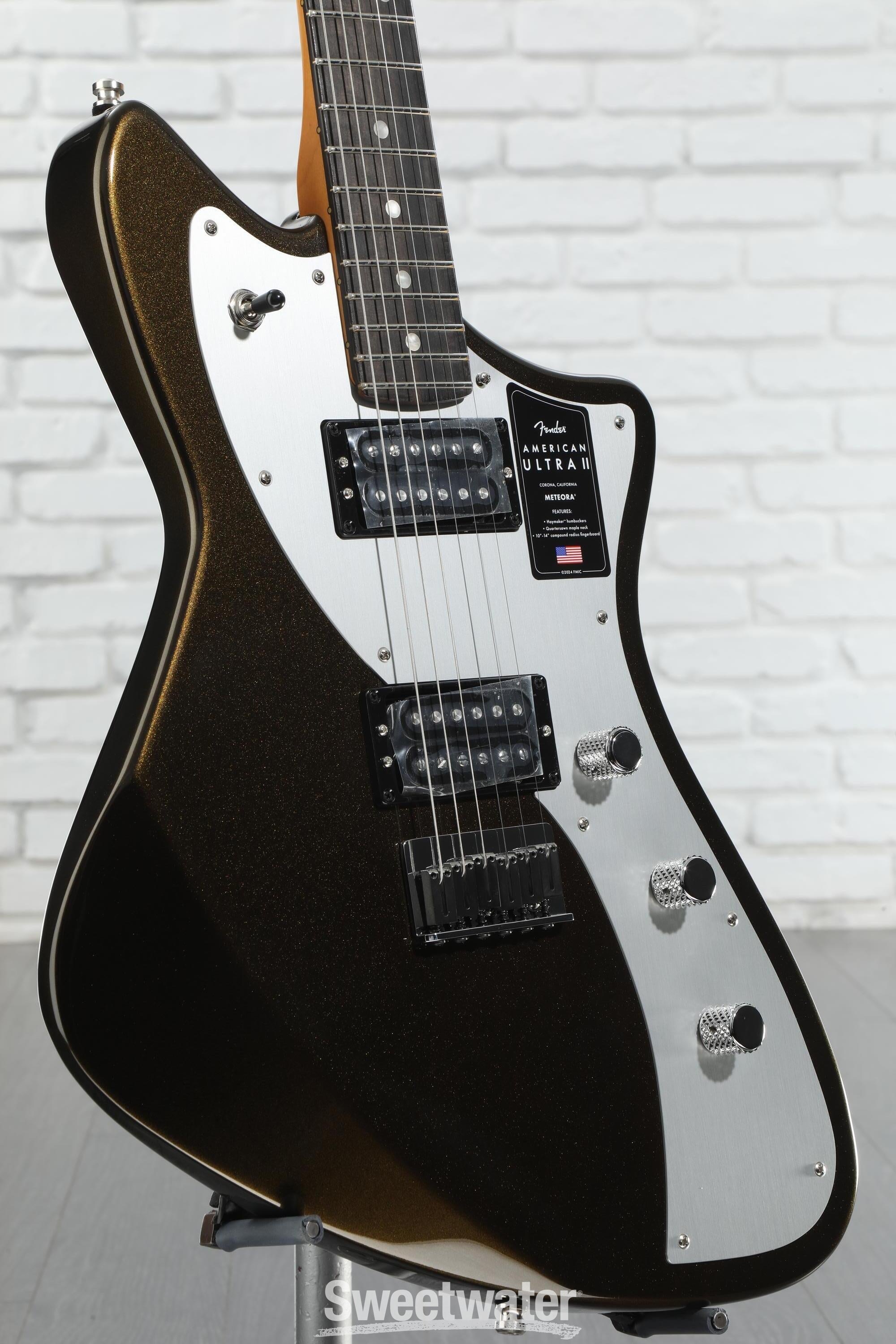 Fender American Ultra II Meteora Electric Guitar - Texas Tea
