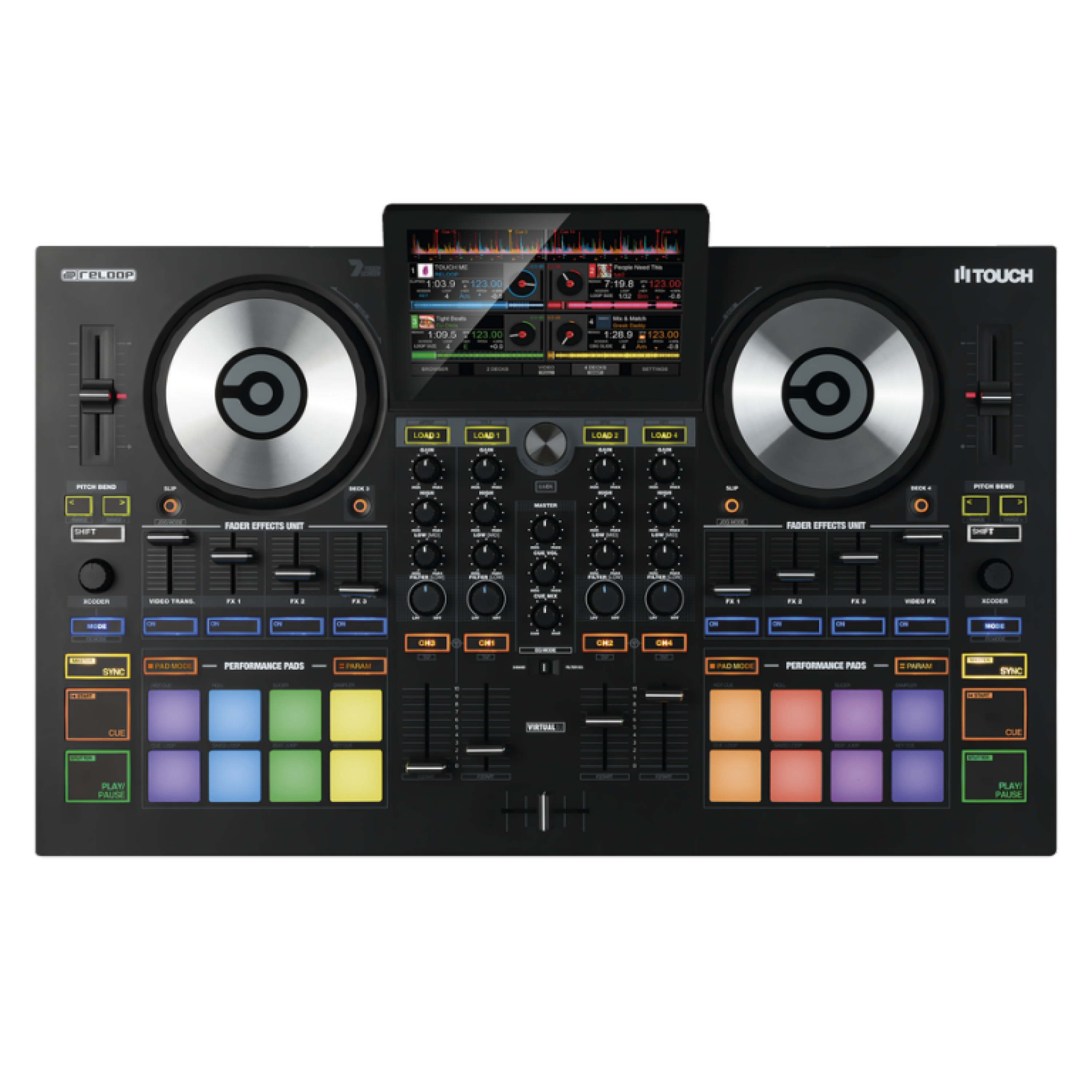 DJ機材 reloop touch Reloop Touch 4-channel DJ Controller | Sweetwater
