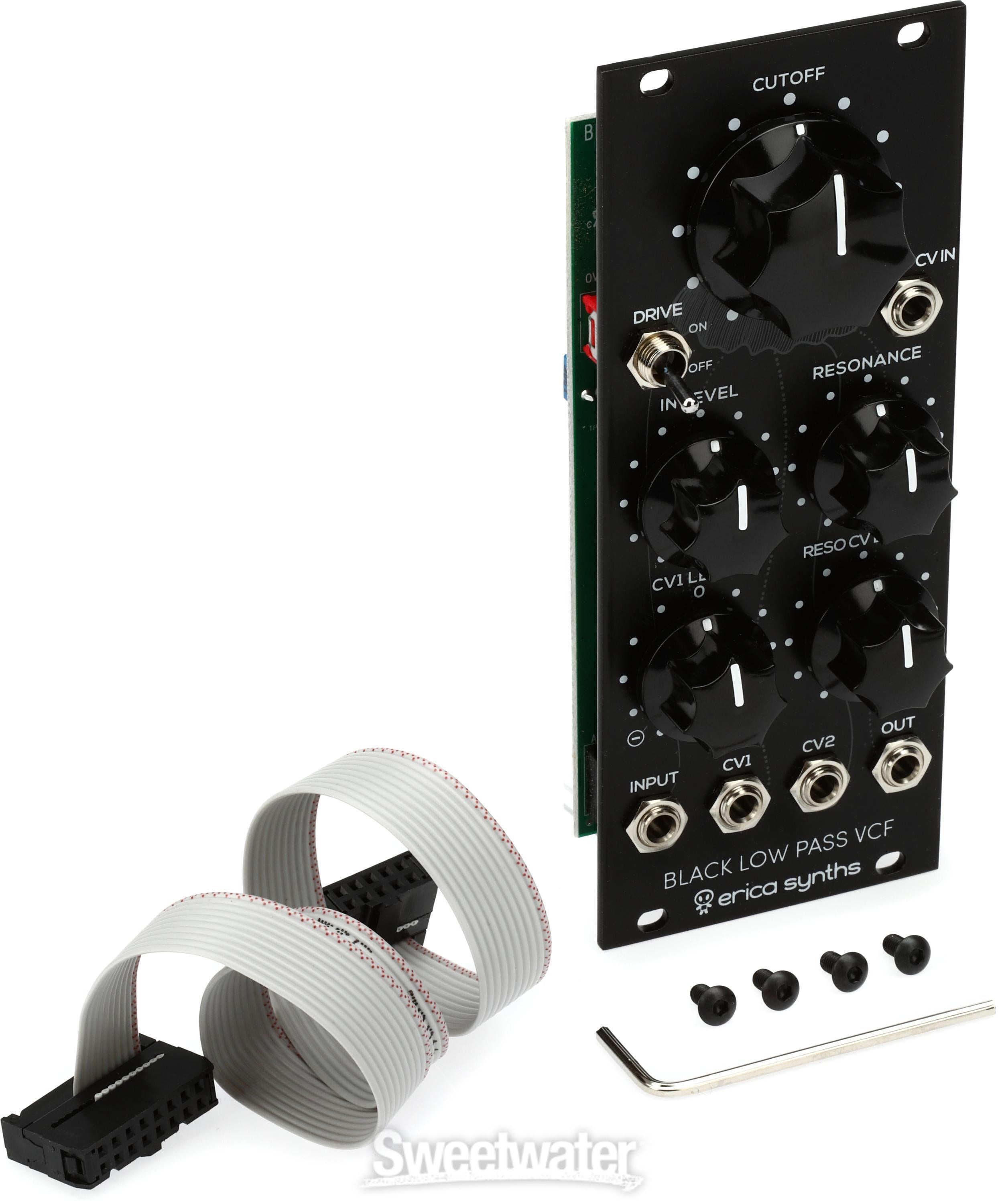 Erica Synths Black Lowpass VCF Eurorack Filter Module | Sweetwater