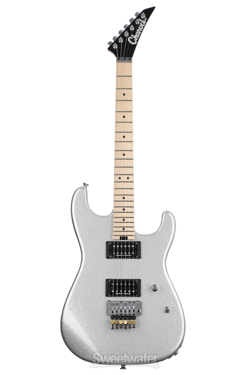 Charvel Custom Shop San Dimas HH Electric Guitar - Chrome Silver